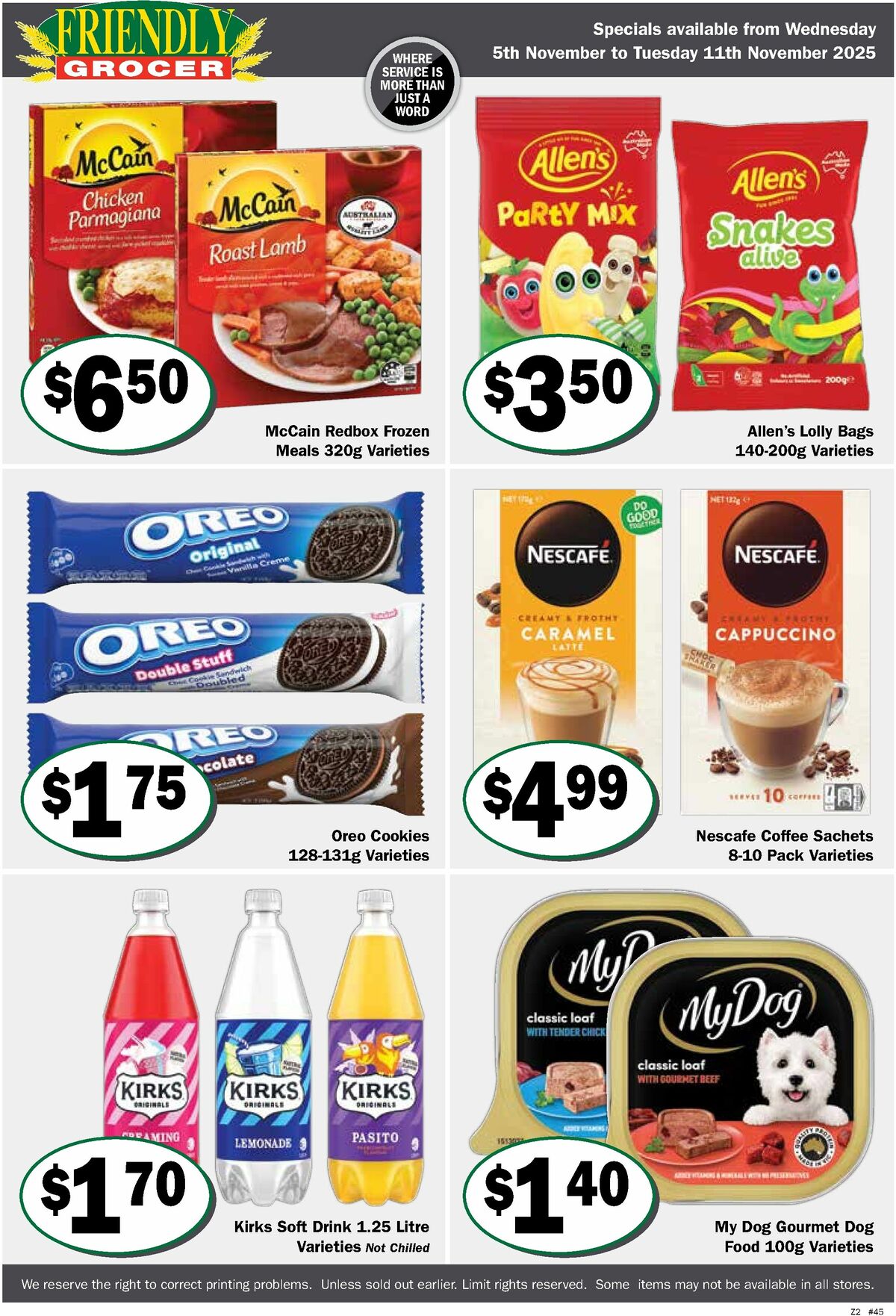 Friendly Grocer Catalogues from 5 November