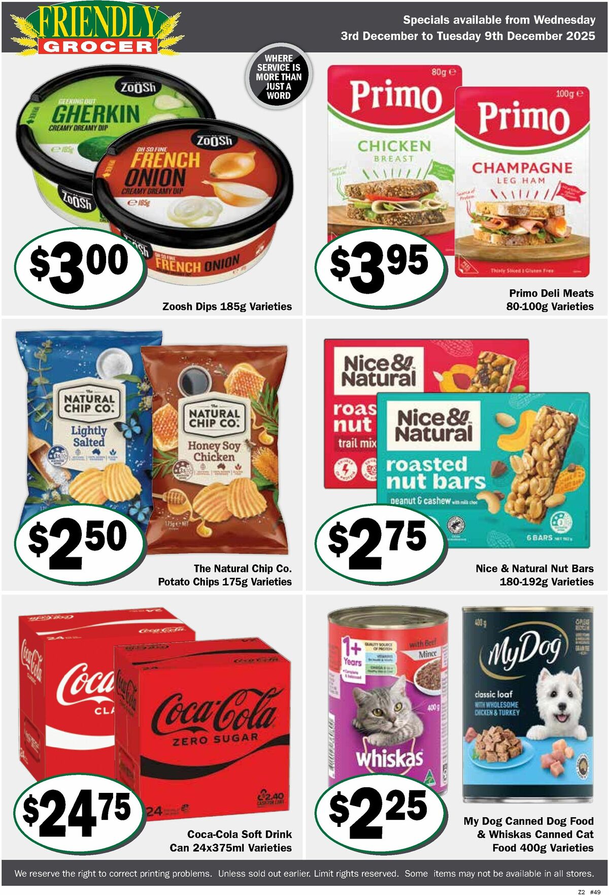 Friendly Grocer Catalogues from 3 December