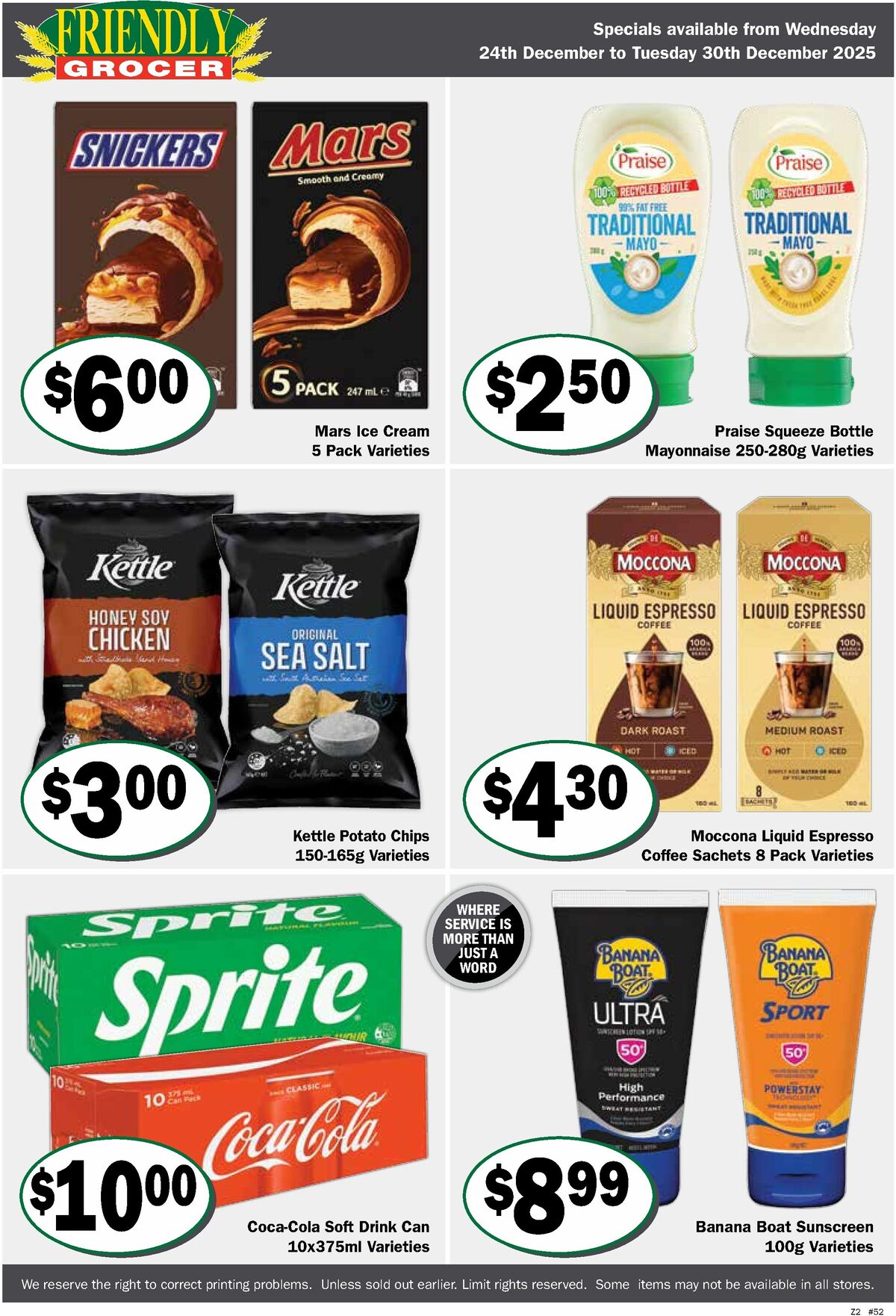 Friendly Grocer Catalogues from 24 December