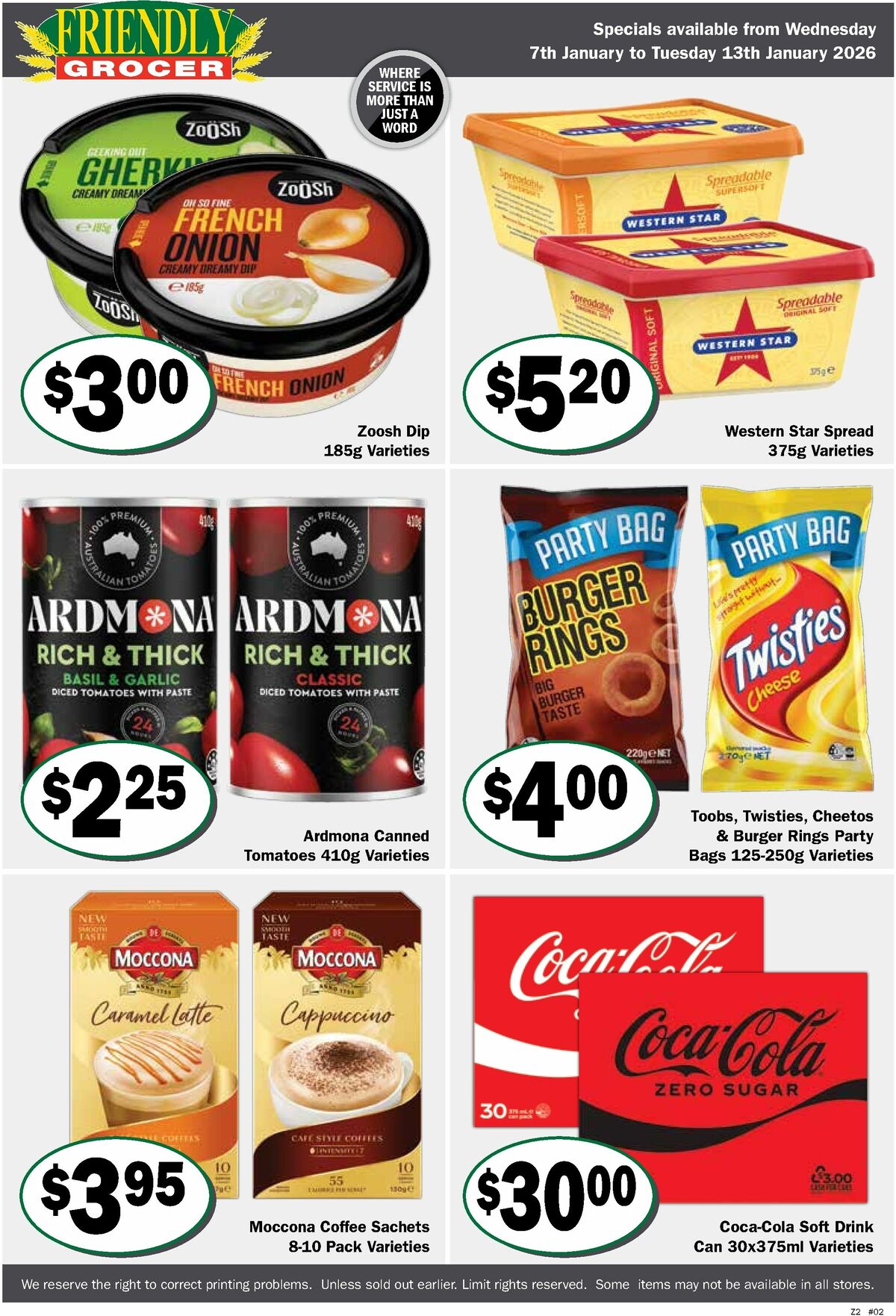 Friendly Grocer Catalogues from 7 January