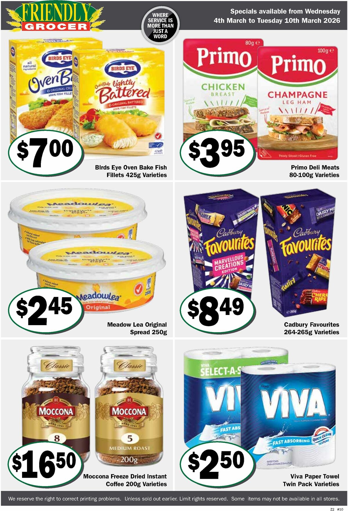 Friendly Grocer Catalogues from 4 March