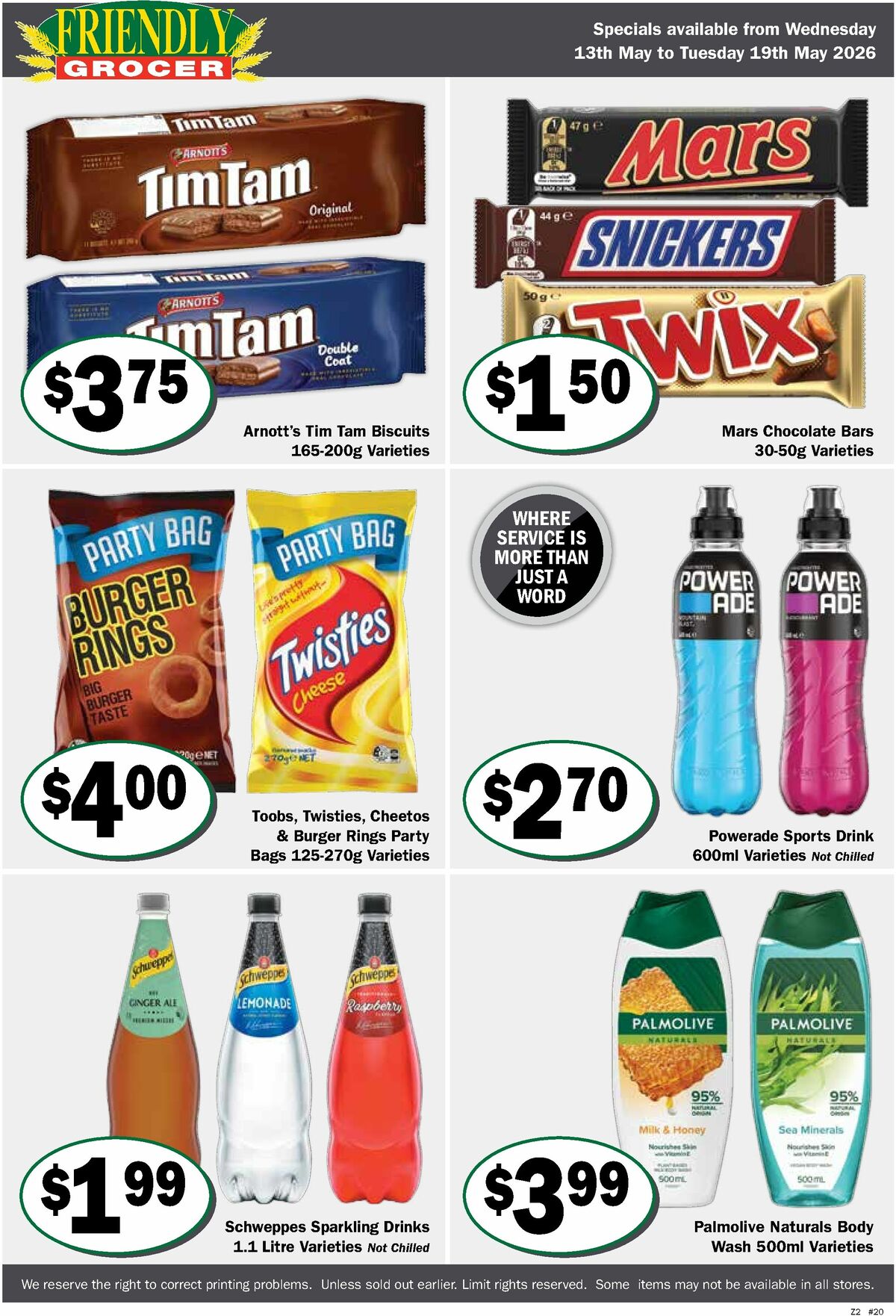 Friendly Grocer Catalogues from 13 May