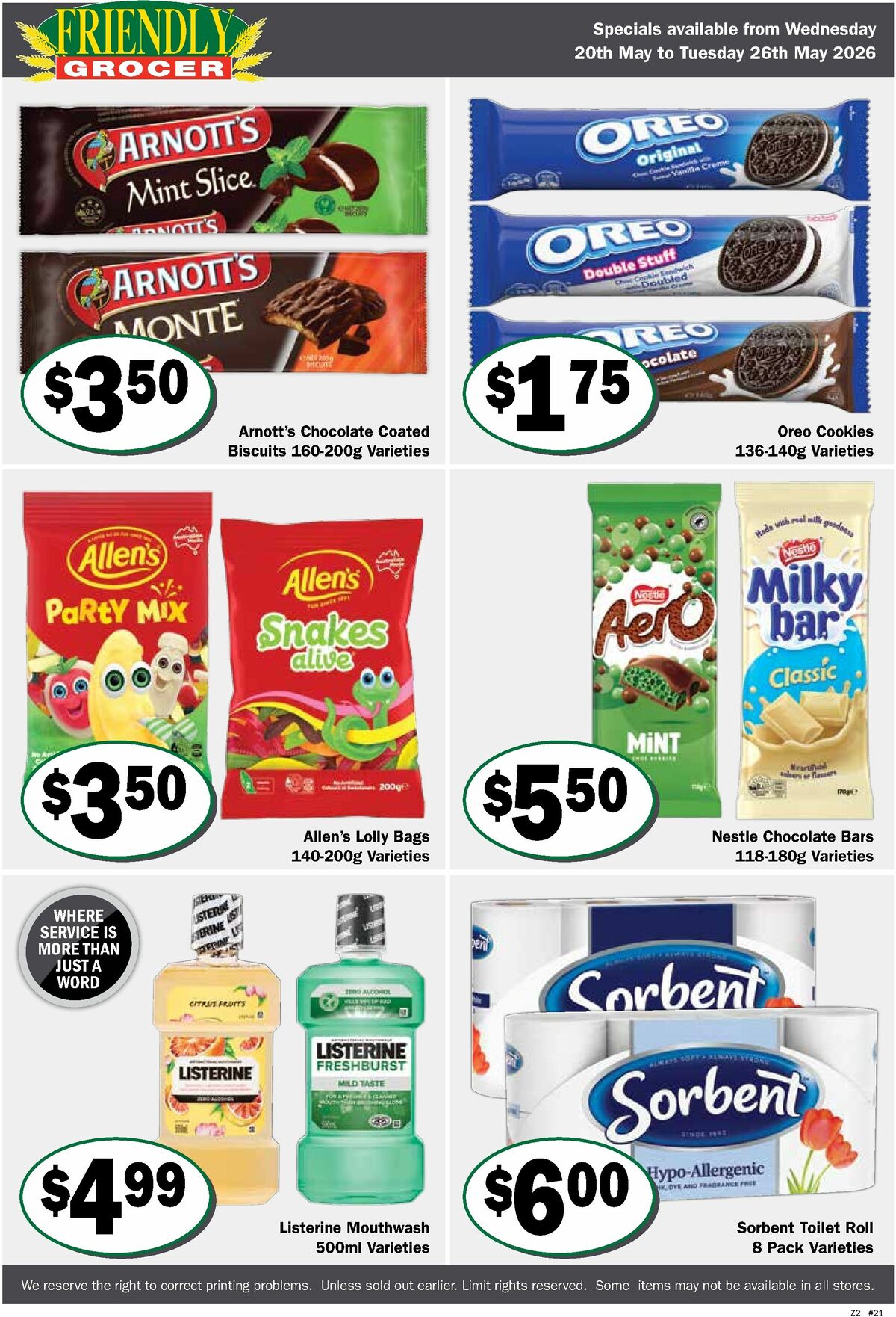 Friendly Grocer Catalogues from 20 May