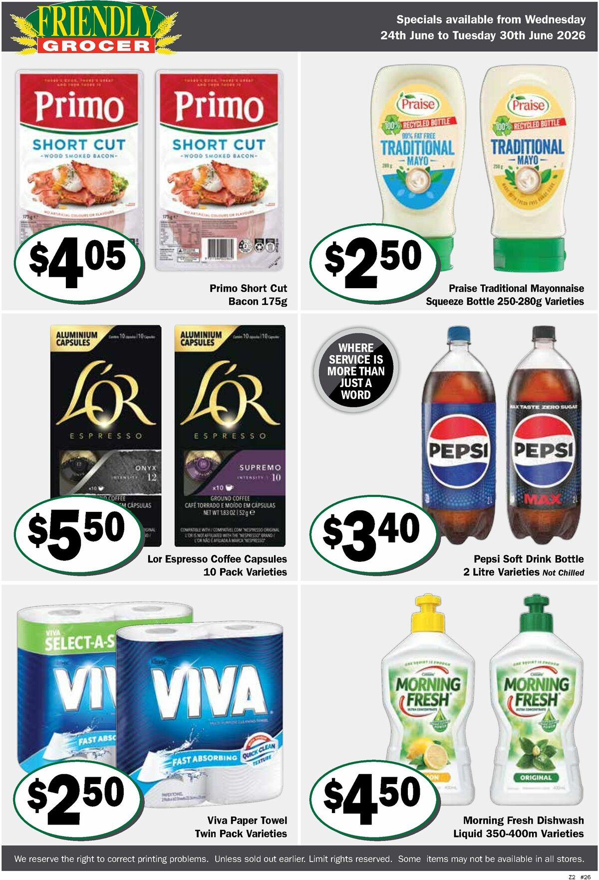 Friendly Grocer Catalogues from 24 June