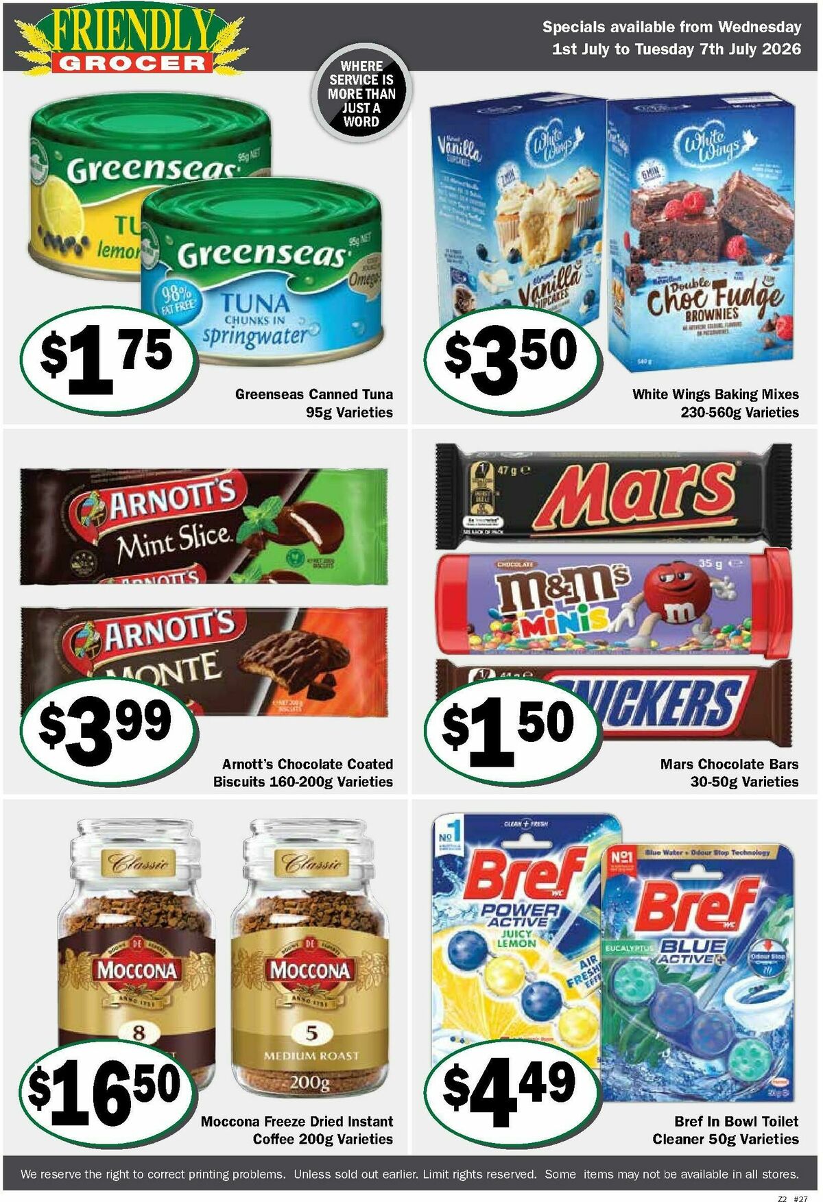 Friendly Grocer Catalogues from 1 July