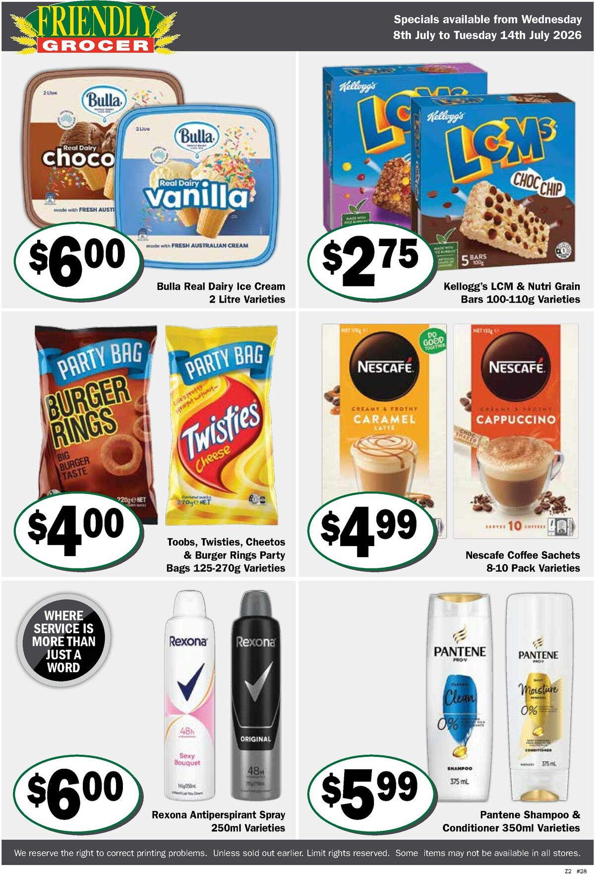 Friendly Grocer Catalogues from 8 July