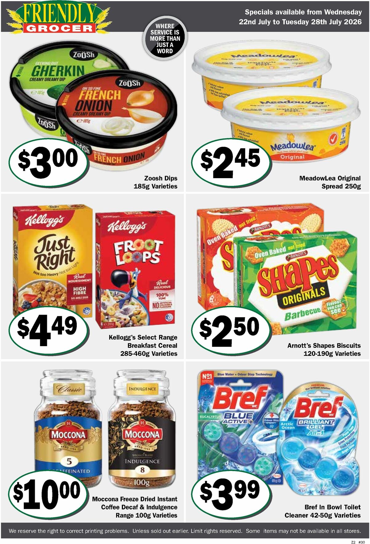 Friendly Grocer Catalogues from 22 July