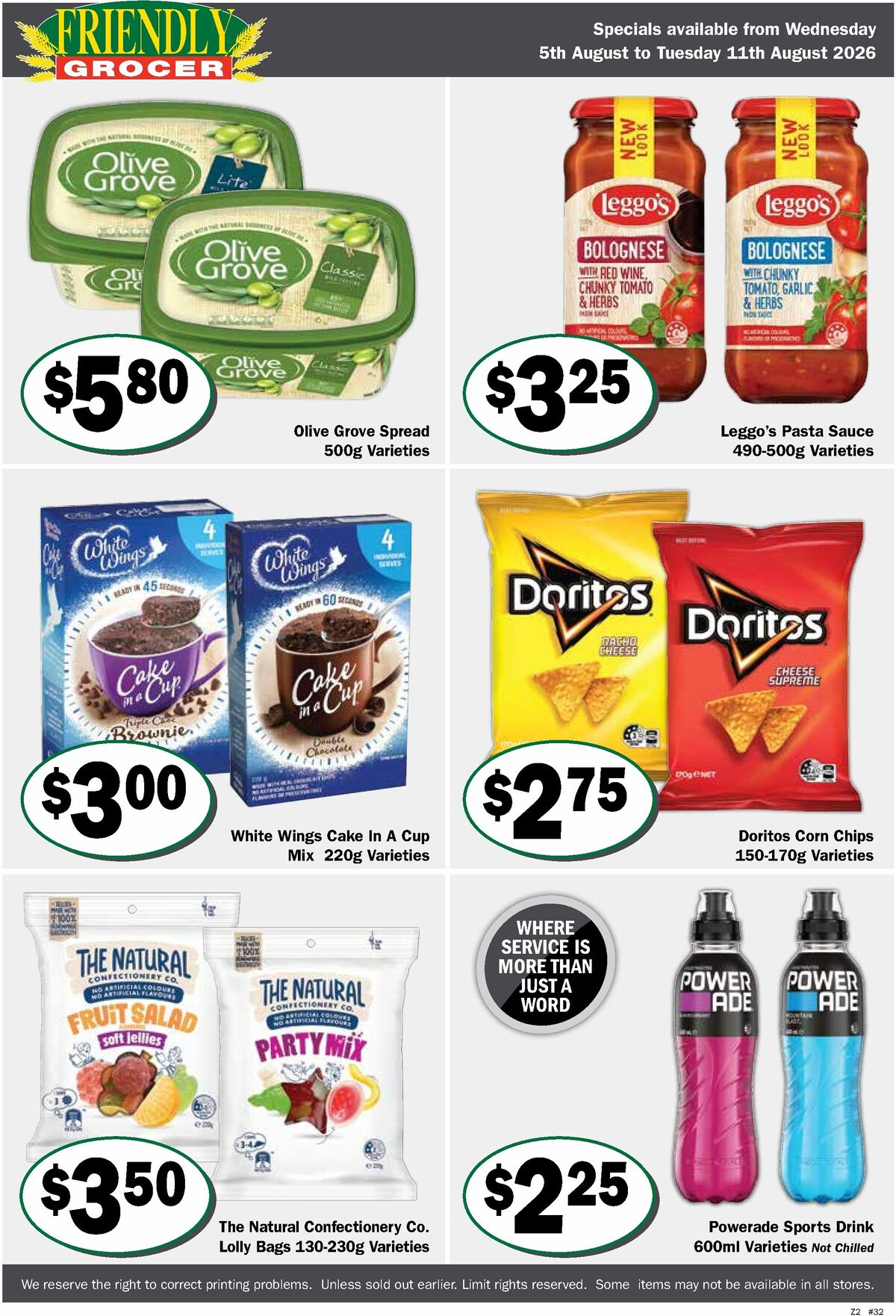Friendly Grocer Catalogues from 5 August