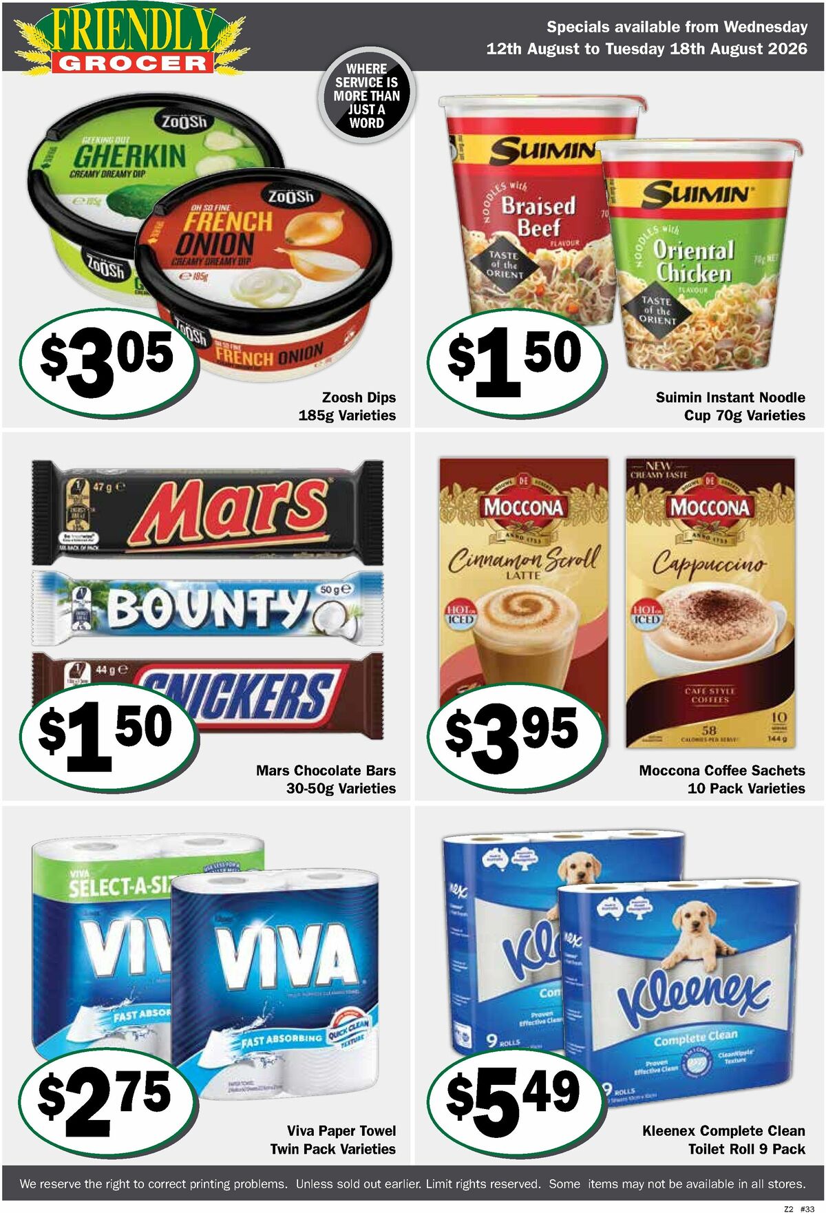 Friendly Grocer Catalogues from 12 August