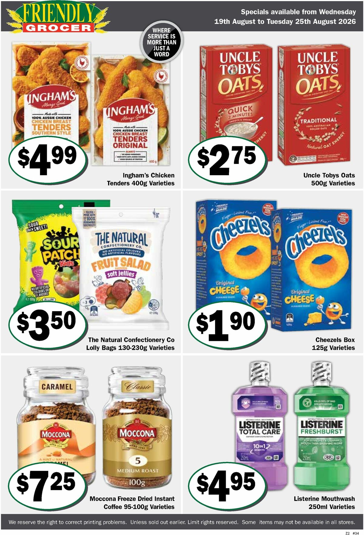 Friendly Grocer Catalogues from 19 August