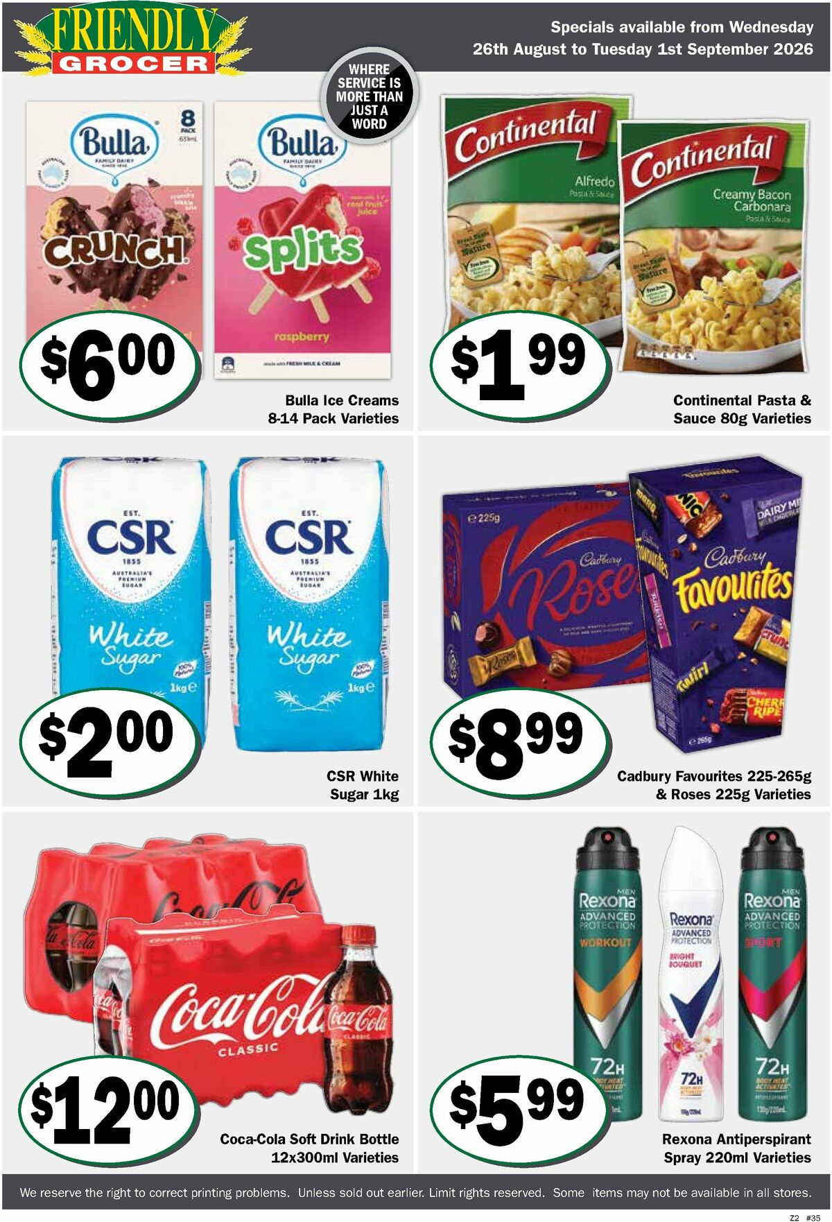Friendly Grocer Catalogues from 26 August