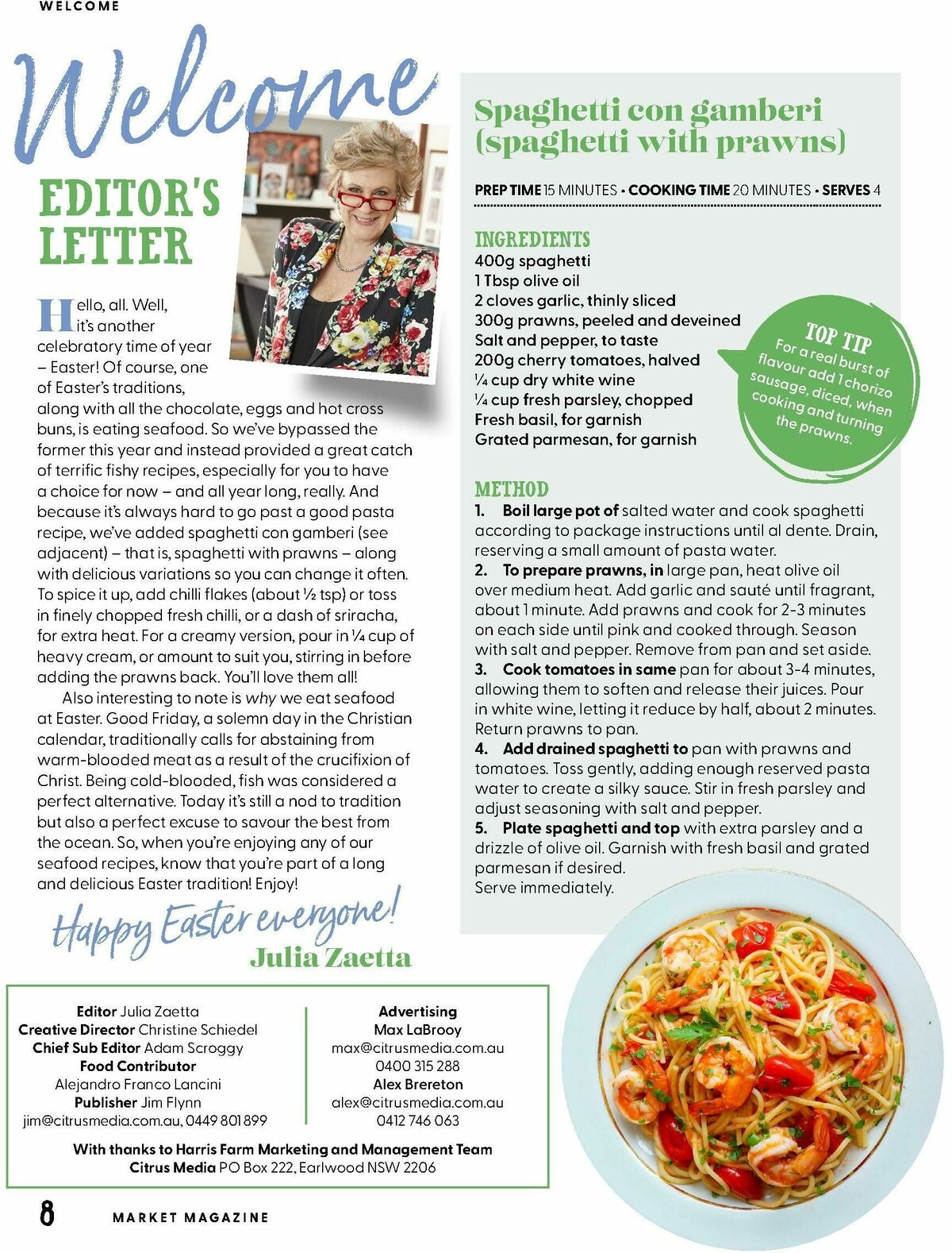 Harris Farm Market Magazine March/April Catalogues from 20 March