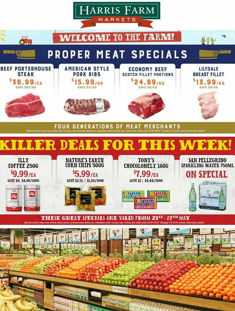 Harris Farm Catalogues from 21 May