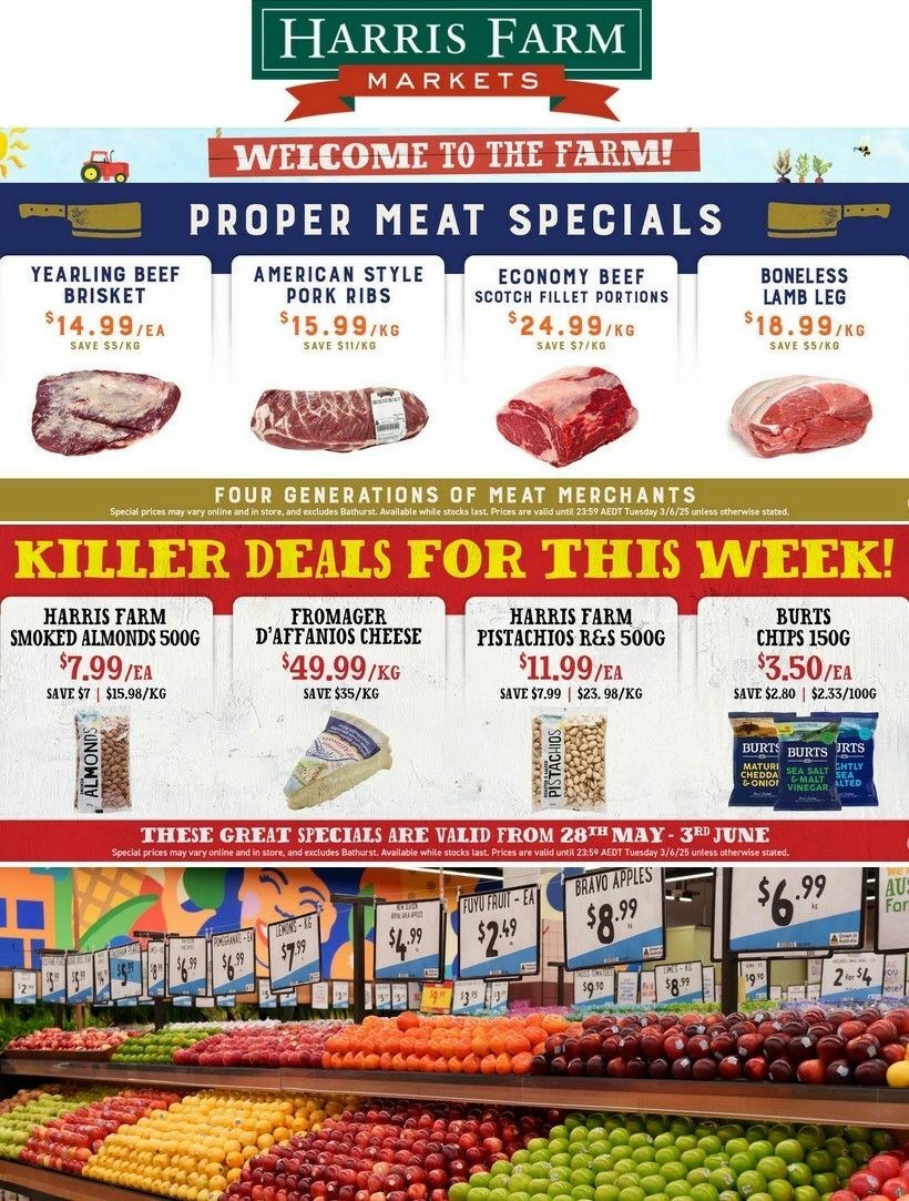 Harris Farm Catalogues from 28 May