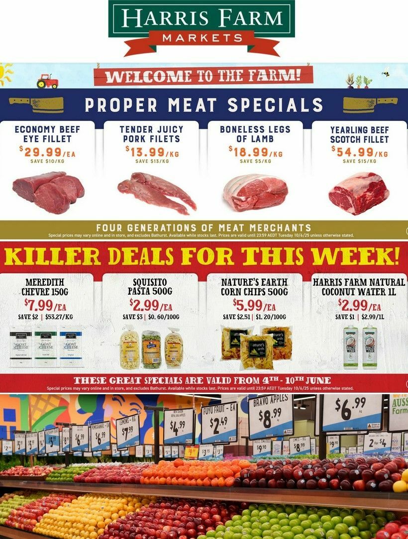 Harris Farm Catalogues from 4 June