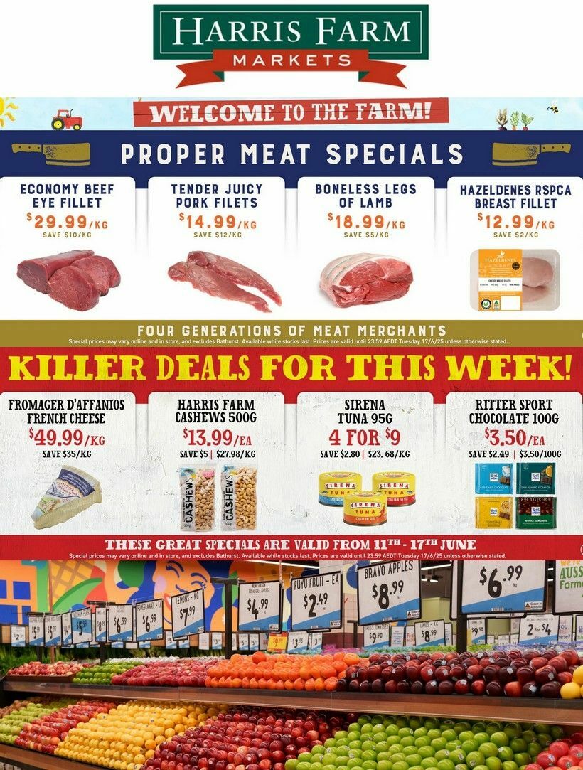 Harris Farm Catalogues from 11 June