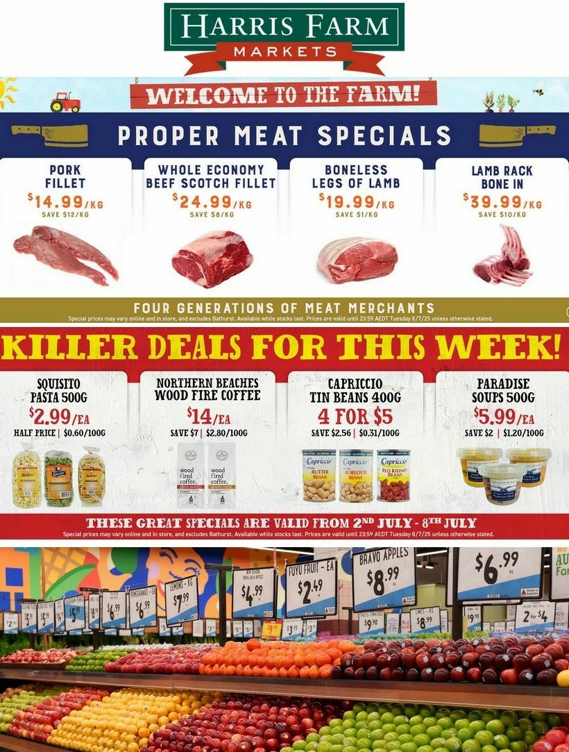 Harris Farm Catalogues from 2 July