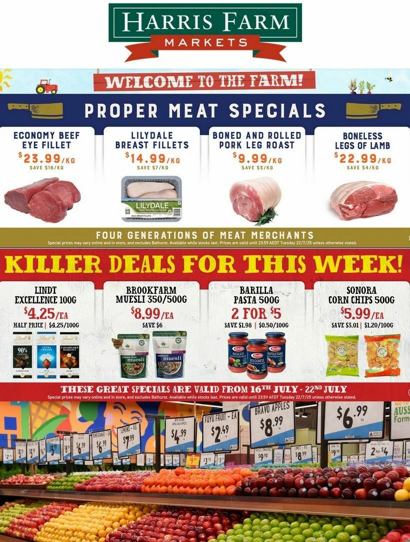 Harris Farm Catalogues from 16 July