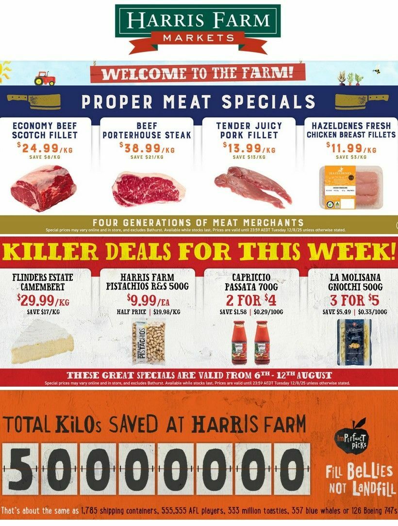 Harris Farm Catalogues from 6 August