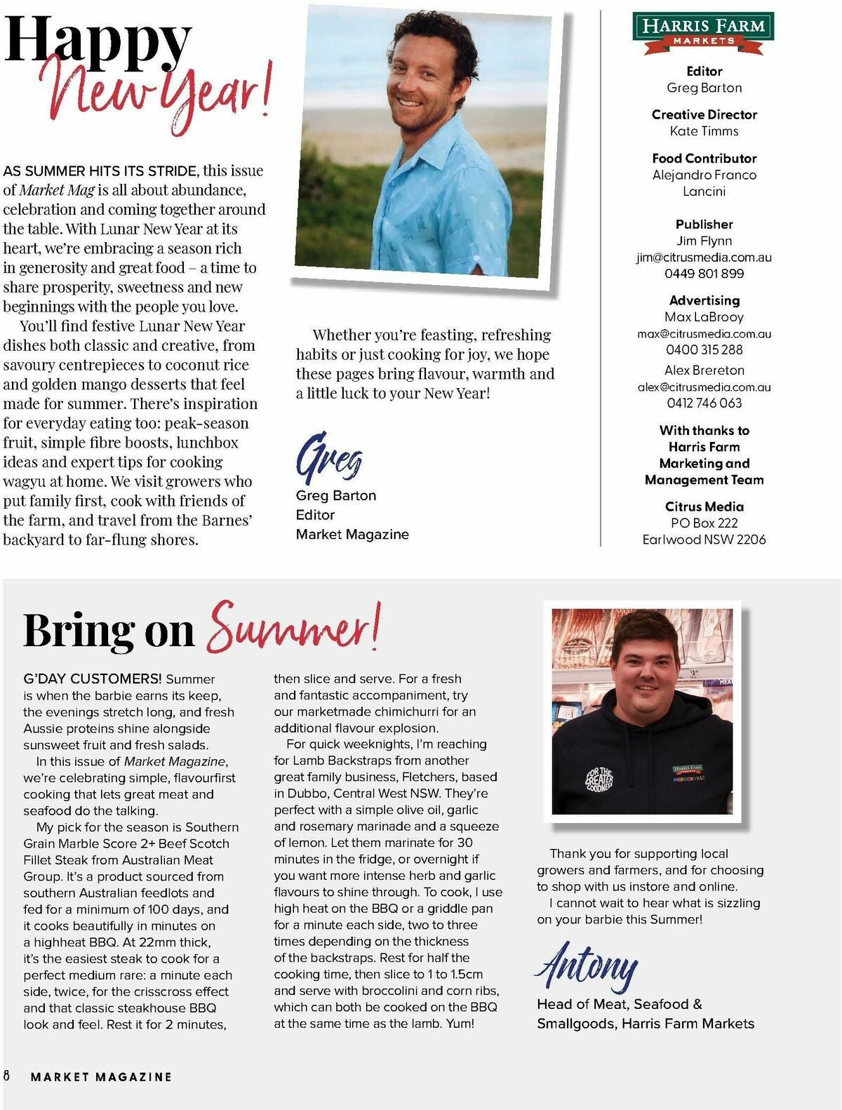 Harris Farm Catalogues from 19 January