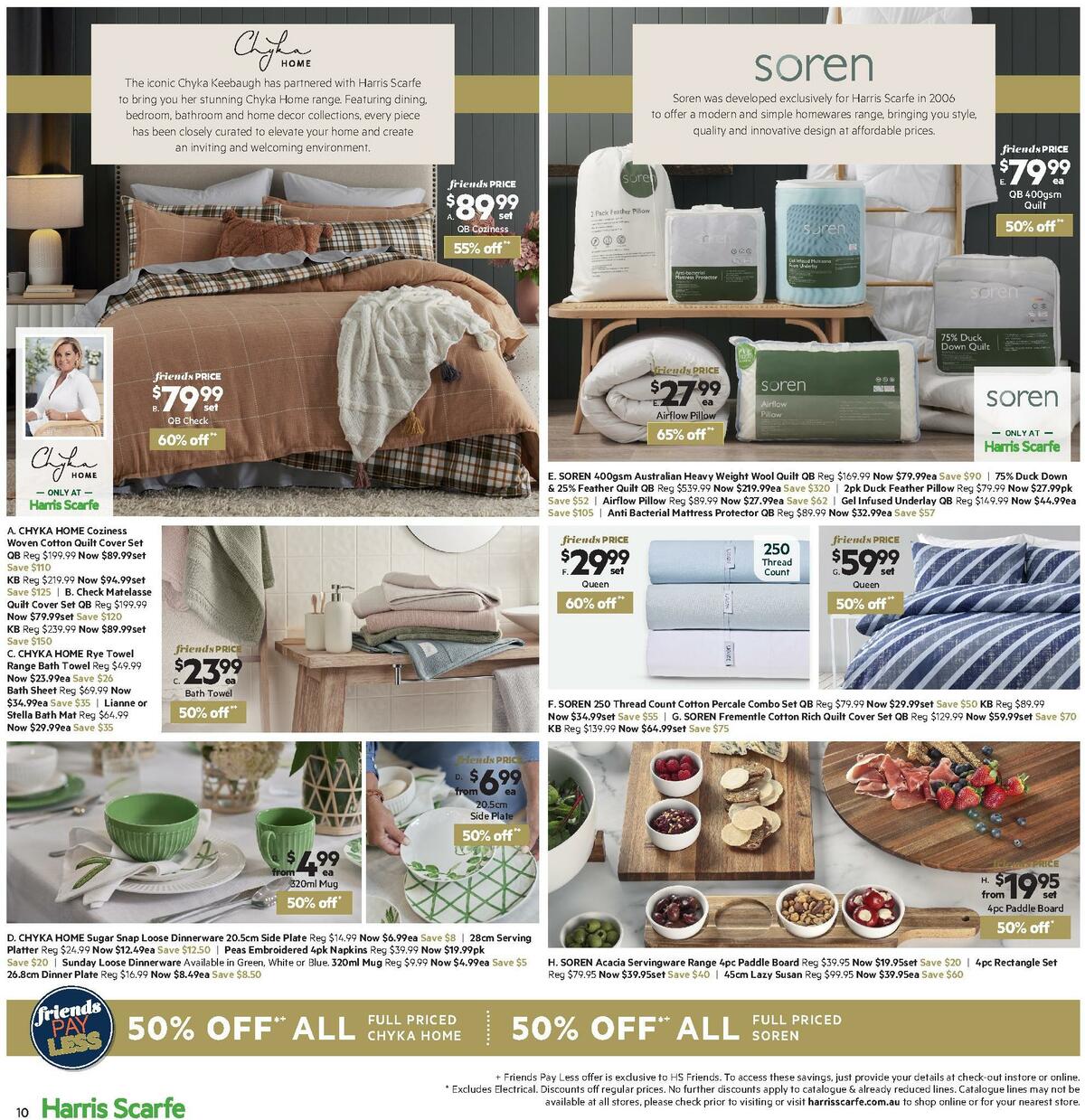 Harris Scarfe Catalogues from 19 April