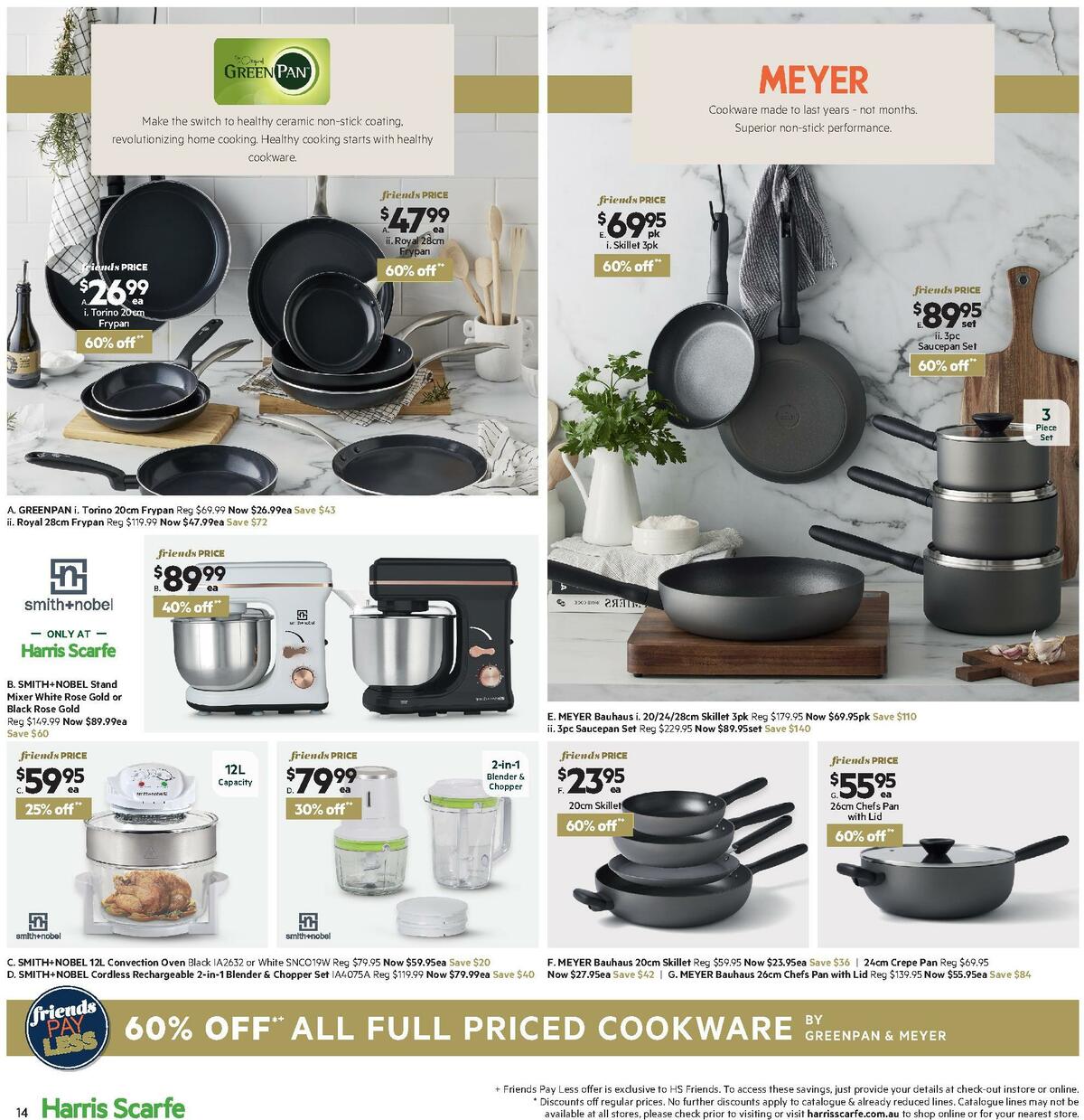 Harris Scarfe Catalogues from 19 April