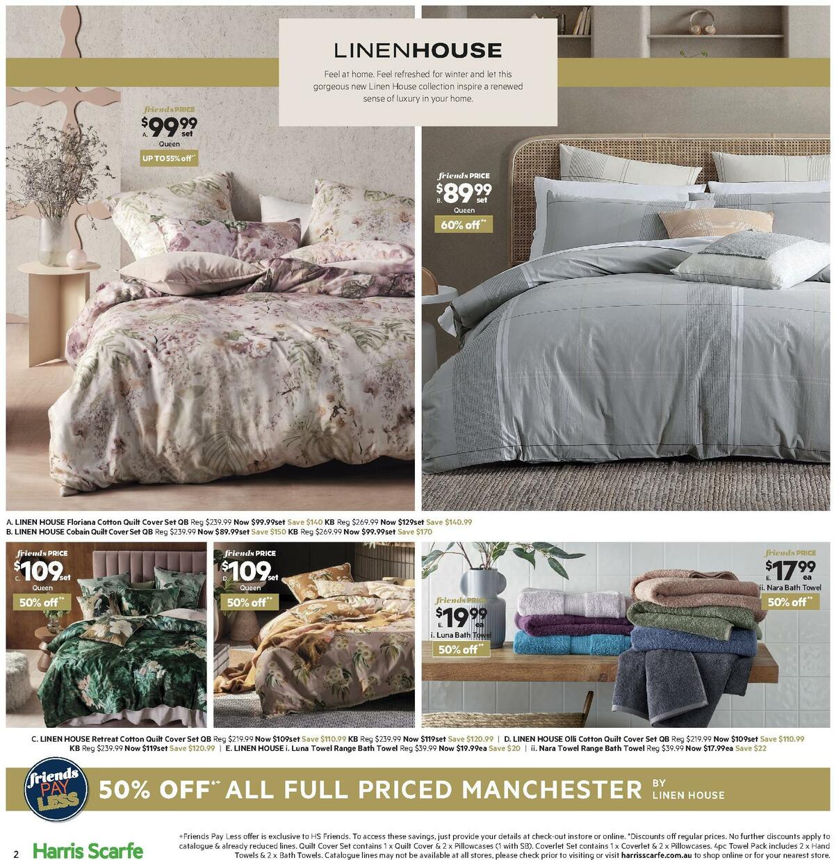 Harris Scarfe Catalogues from 19 April