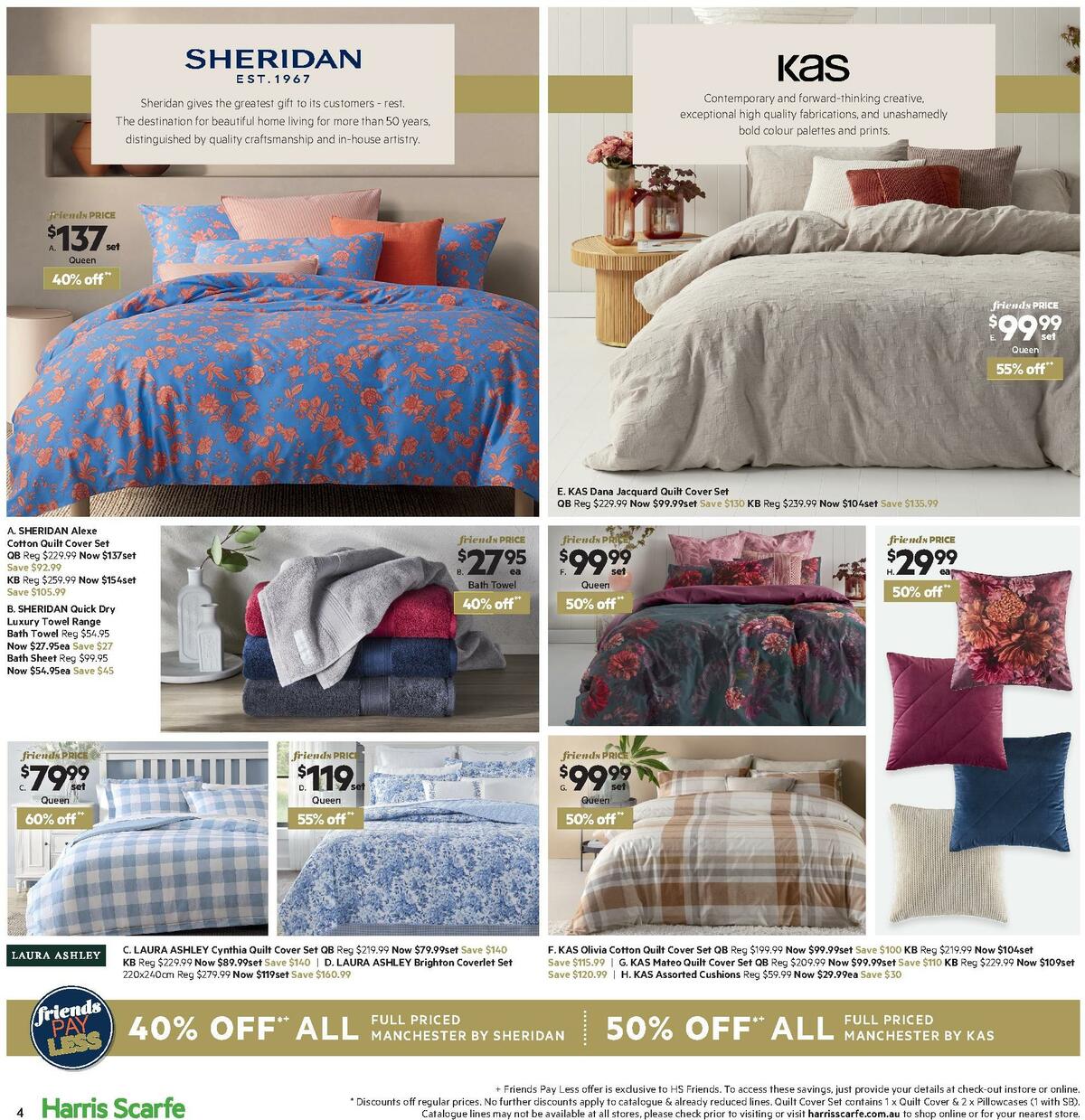 Harris Scarfe Catalogues from 19 April