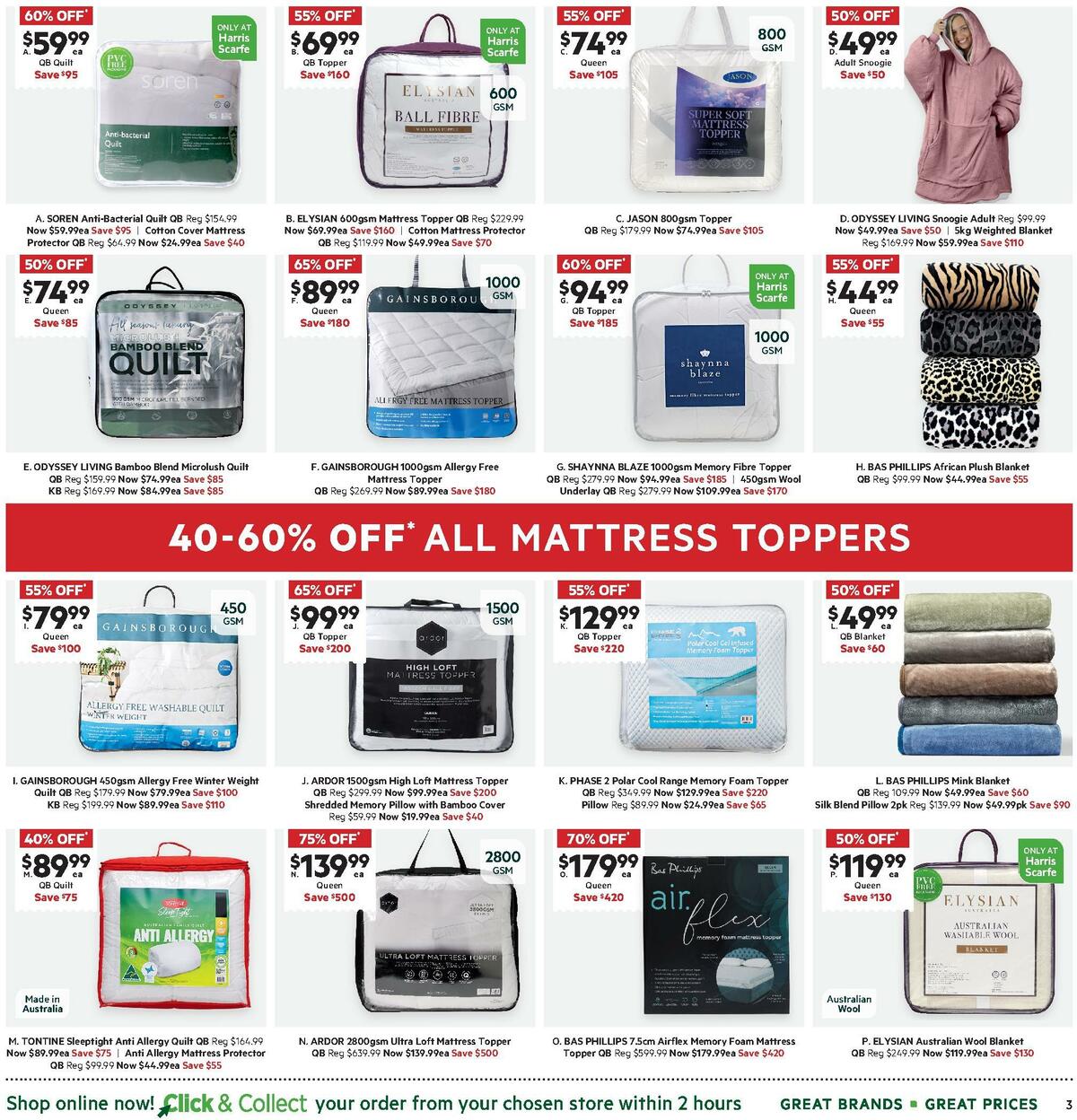 Harris Scarfe Catalogues from 20 May