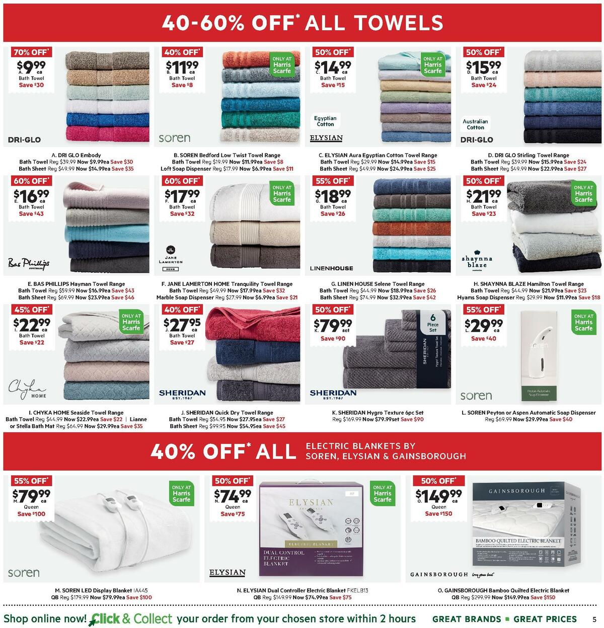 Harris Scarfe Catalogues from 20 May