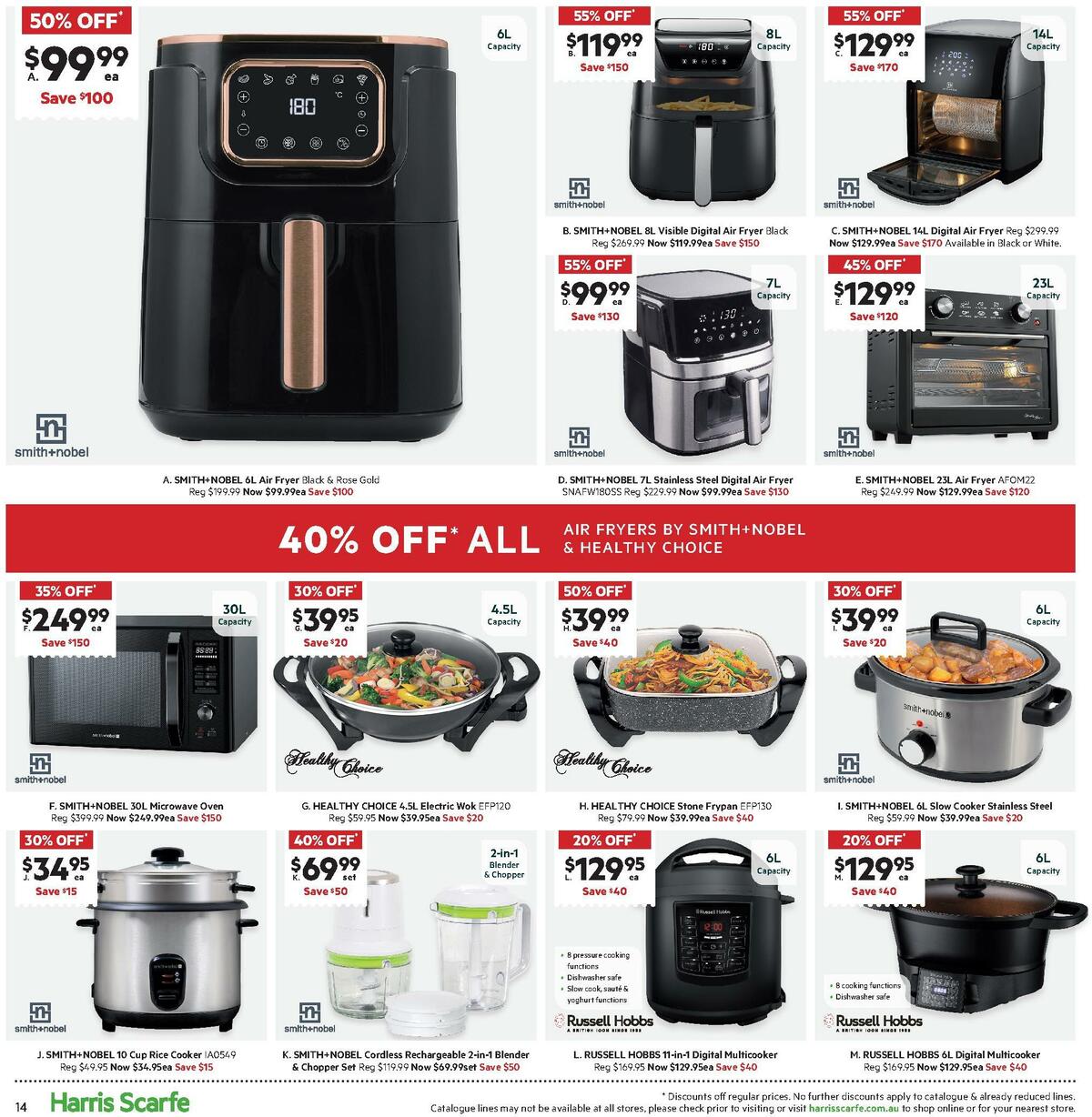 Harris Scarfe Catalogues from 20 June