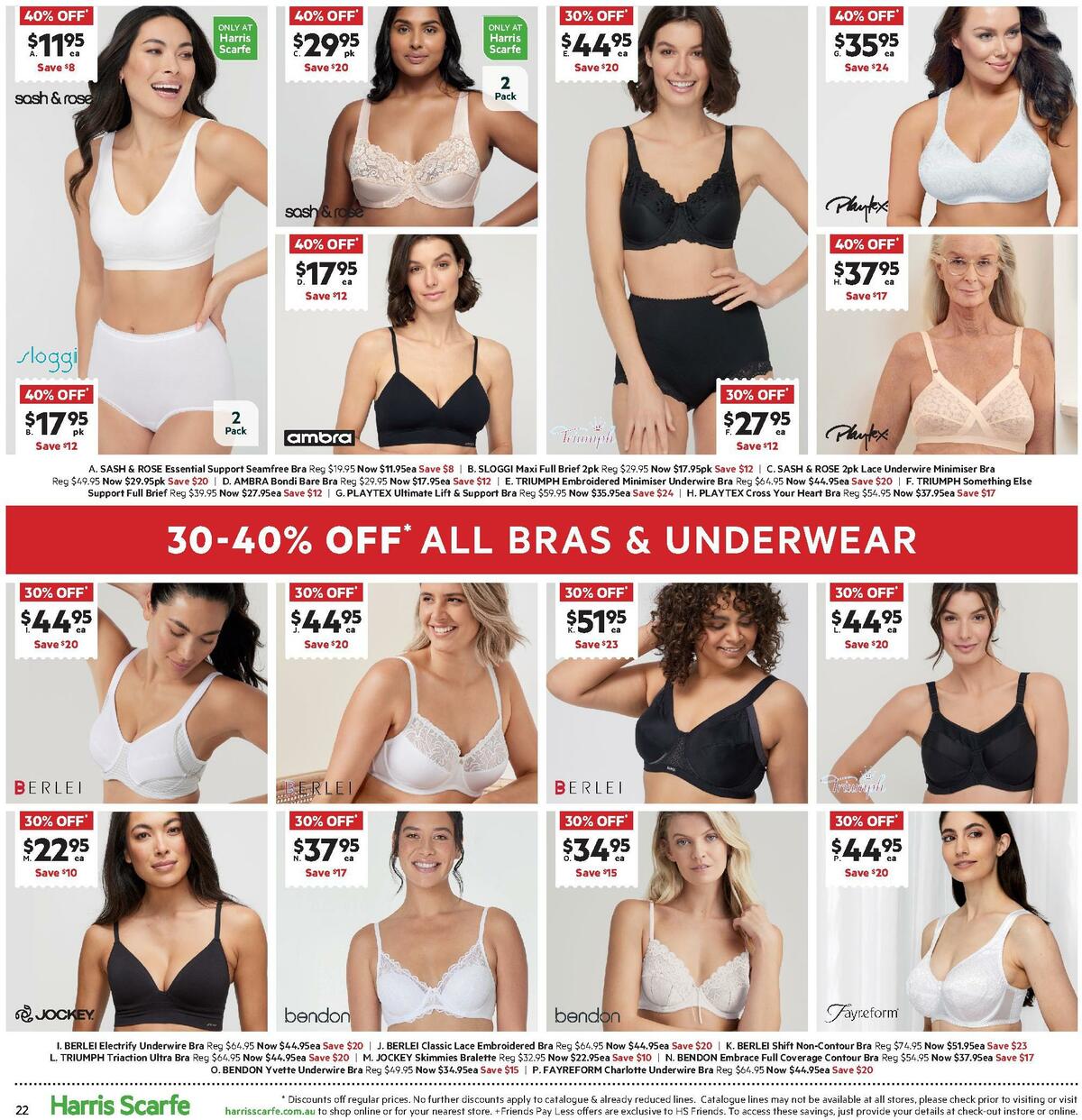 Harris Scarfe Catalogues from 20 June