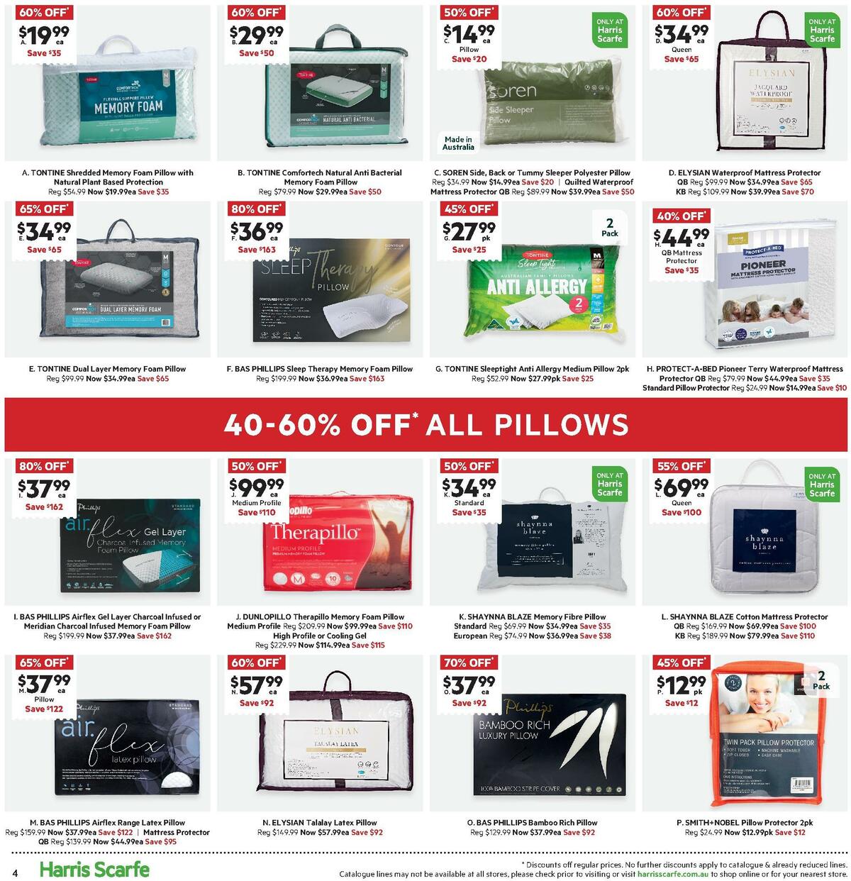 Harris Scarfe Catalogues from 20 June