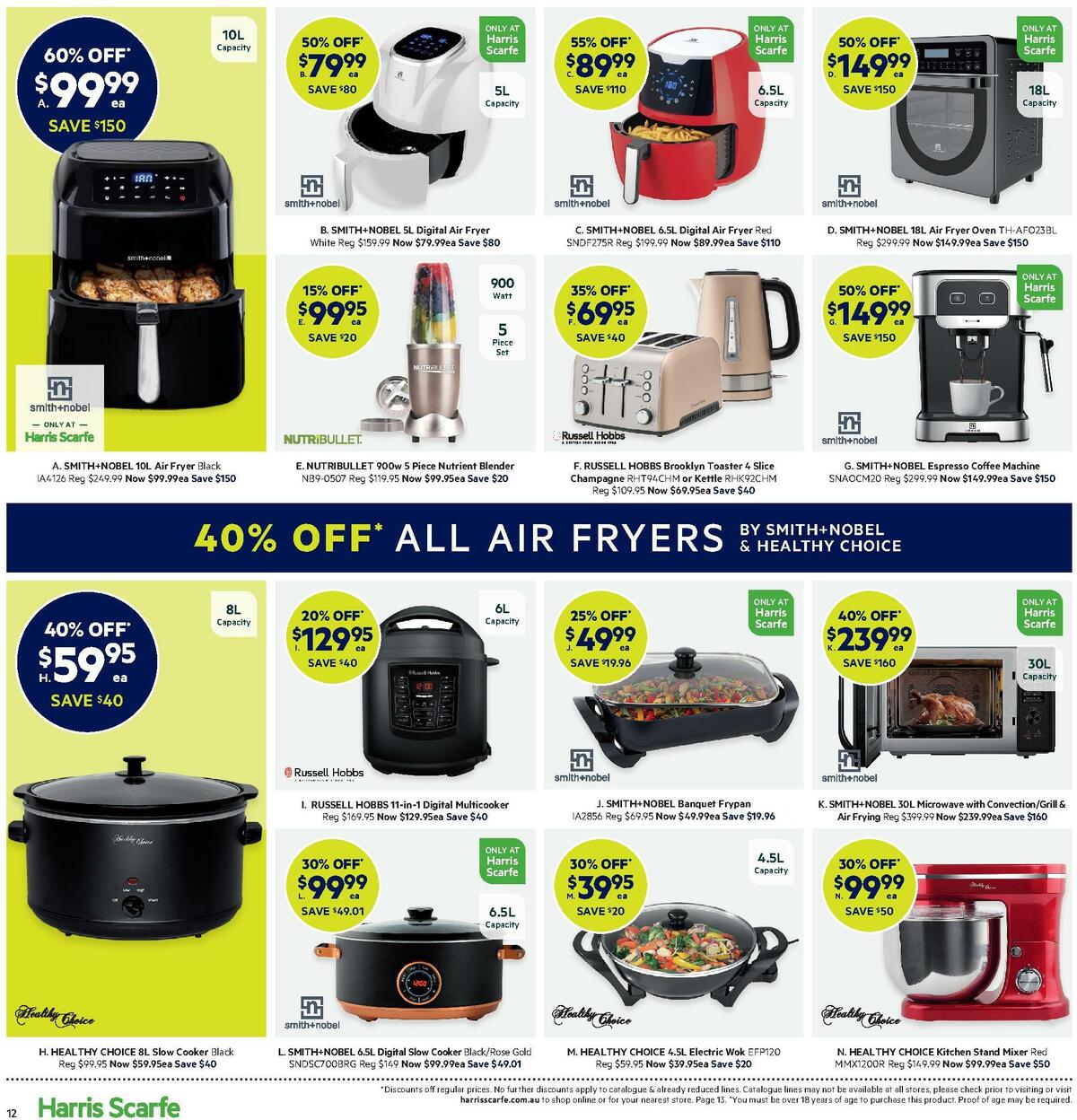 Harris Scarfe Catalogues from 6 July