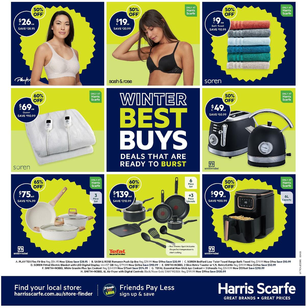 Harris Scarfe Catalogues from 6 July