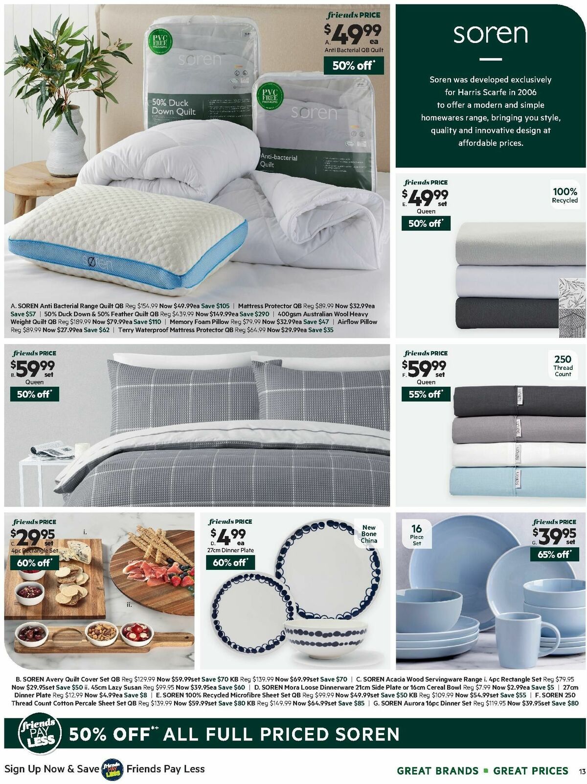 Harris Scarfe Catalogues from 3 October