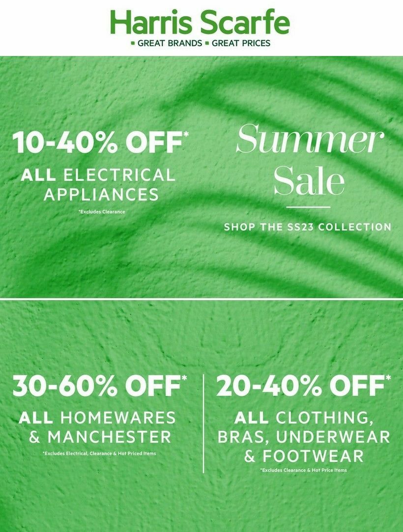 Harris Scarfe Catalogues from 26 October