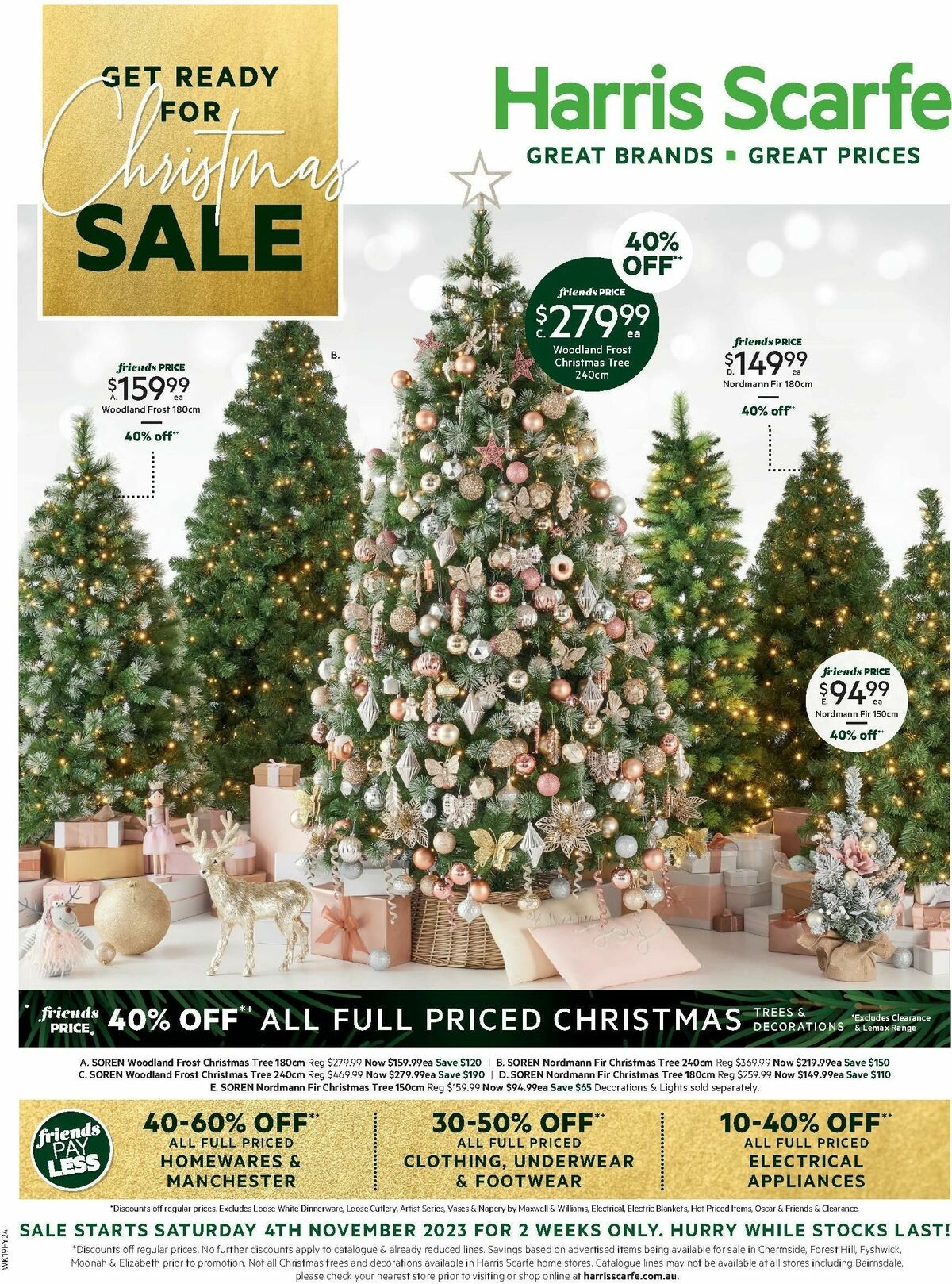 Harris Scarfe Catalogues from 4 November