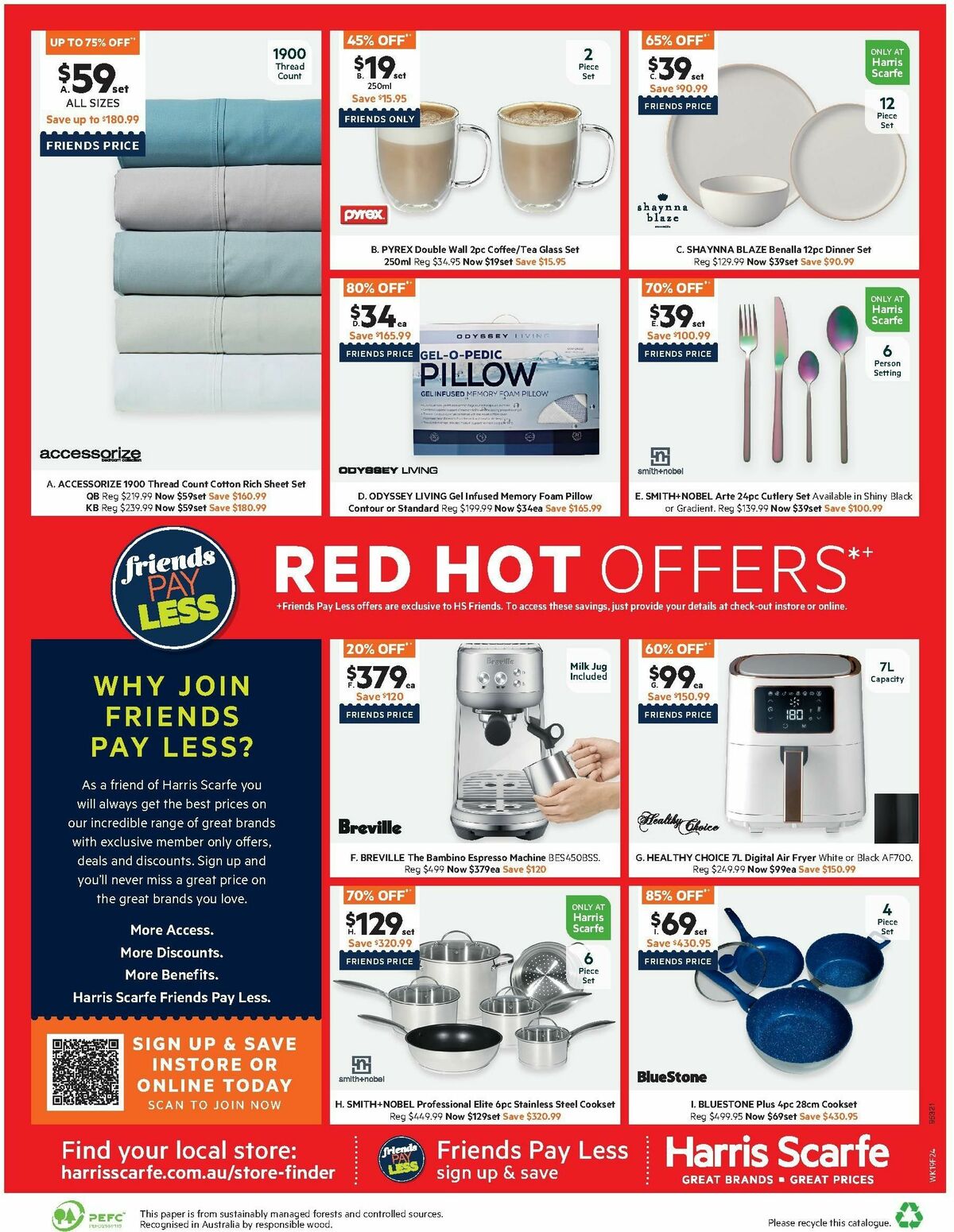 Harris Scarfe Catalogues from 4 November