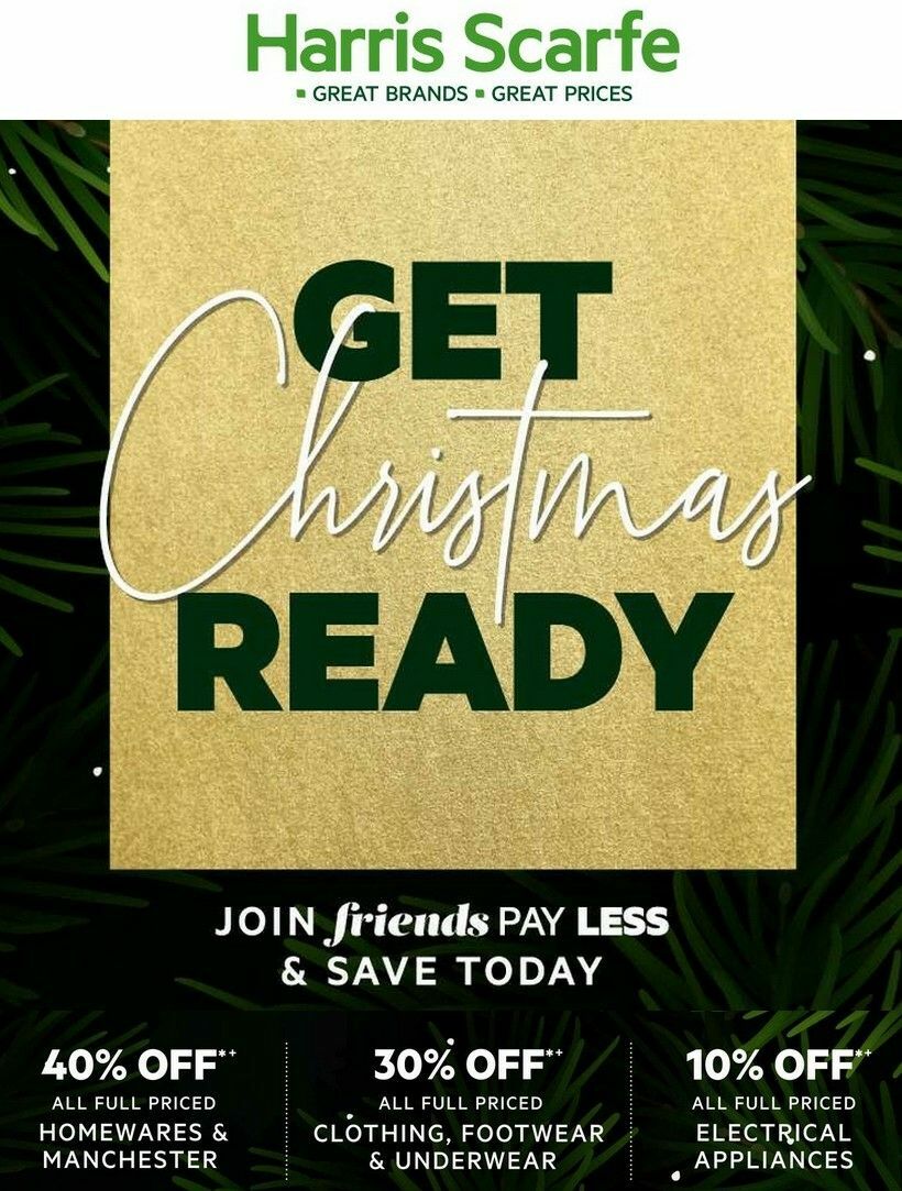 Harris Scarfe Catalogues from 30 November