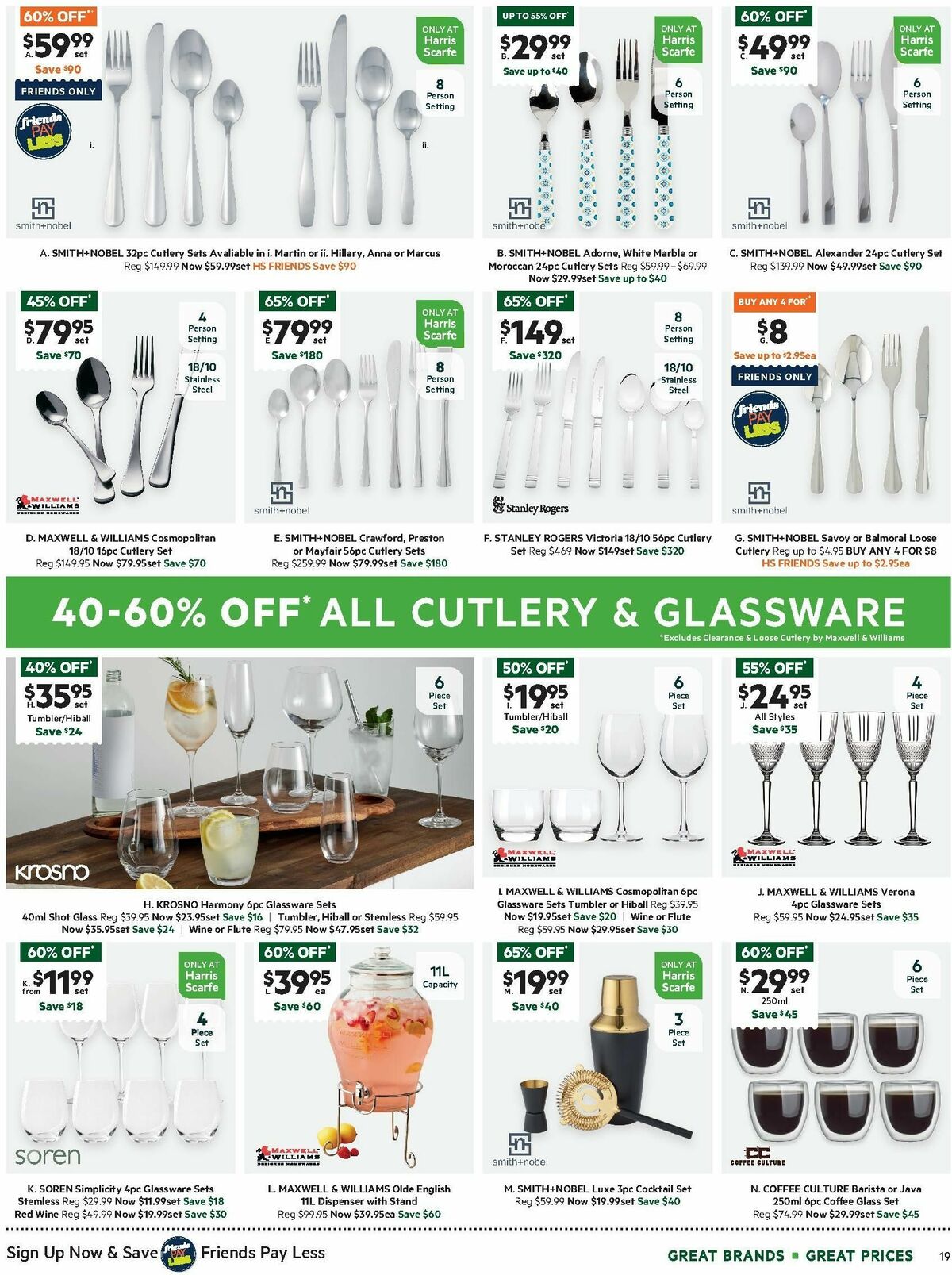 Harris Scarfe Catalogues from 13 January