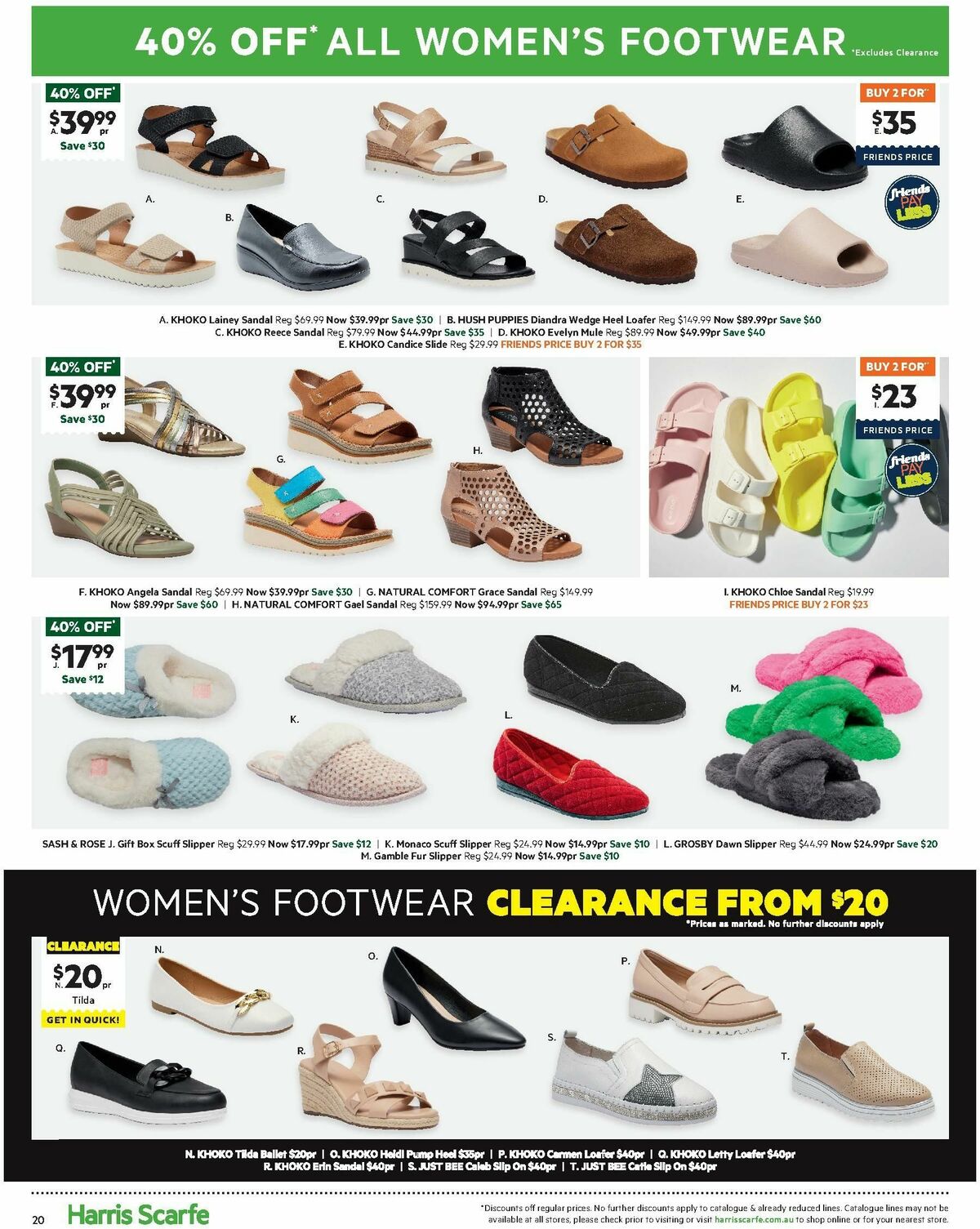 Harris Scarfe Catalogues from 13 January