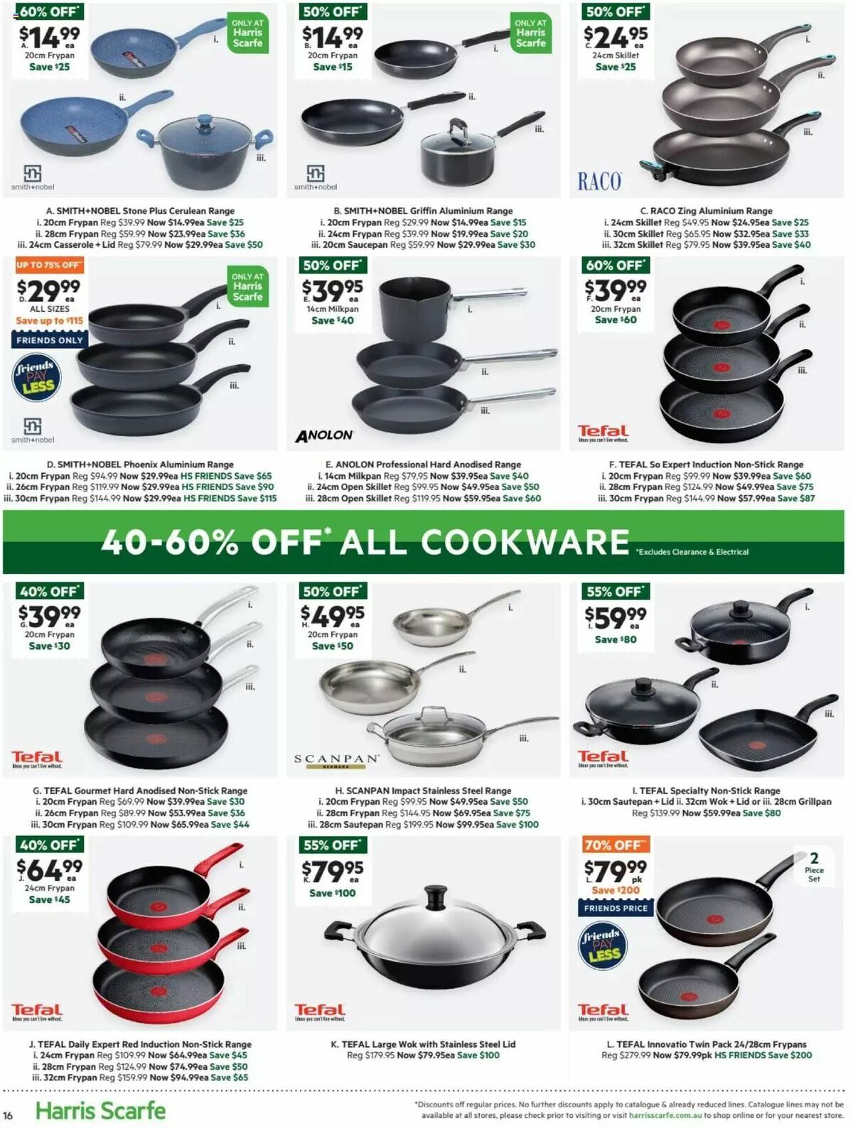 Harris Scarfe Catalogues from 16 March