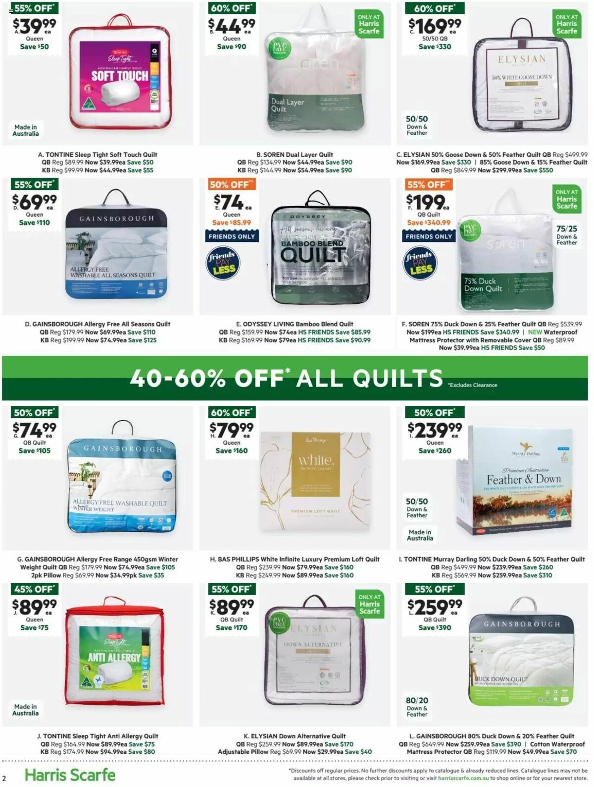 Harris Scarfe Catalogues from 16 March