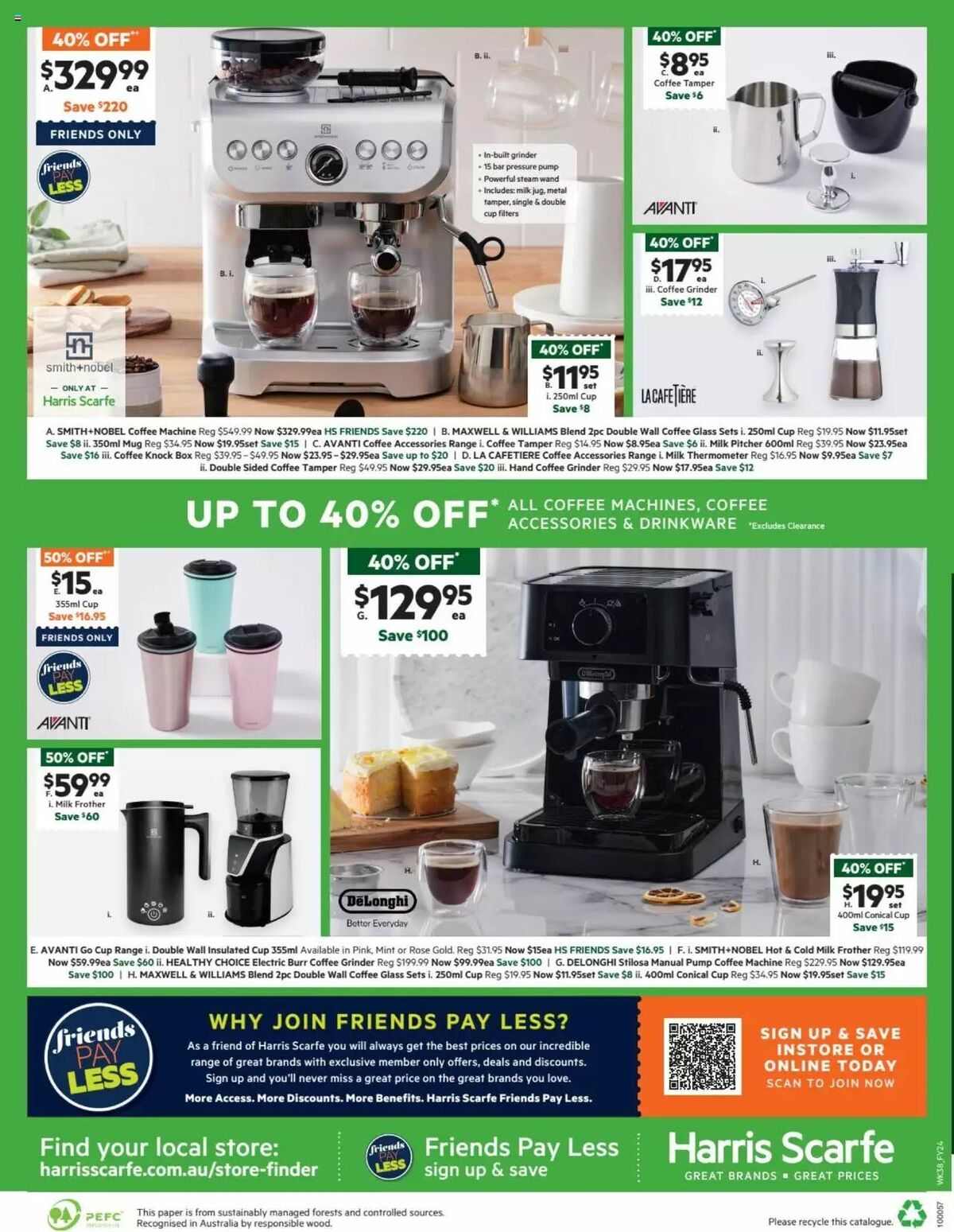 Harris Scarfe Catalogues from 16 March