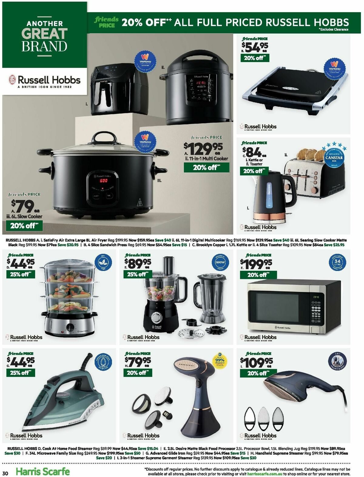 Harris Scarfe Catalogues from 14 May