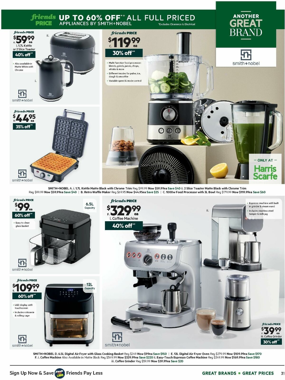 Harris Scarfe Catalogues from 8 October