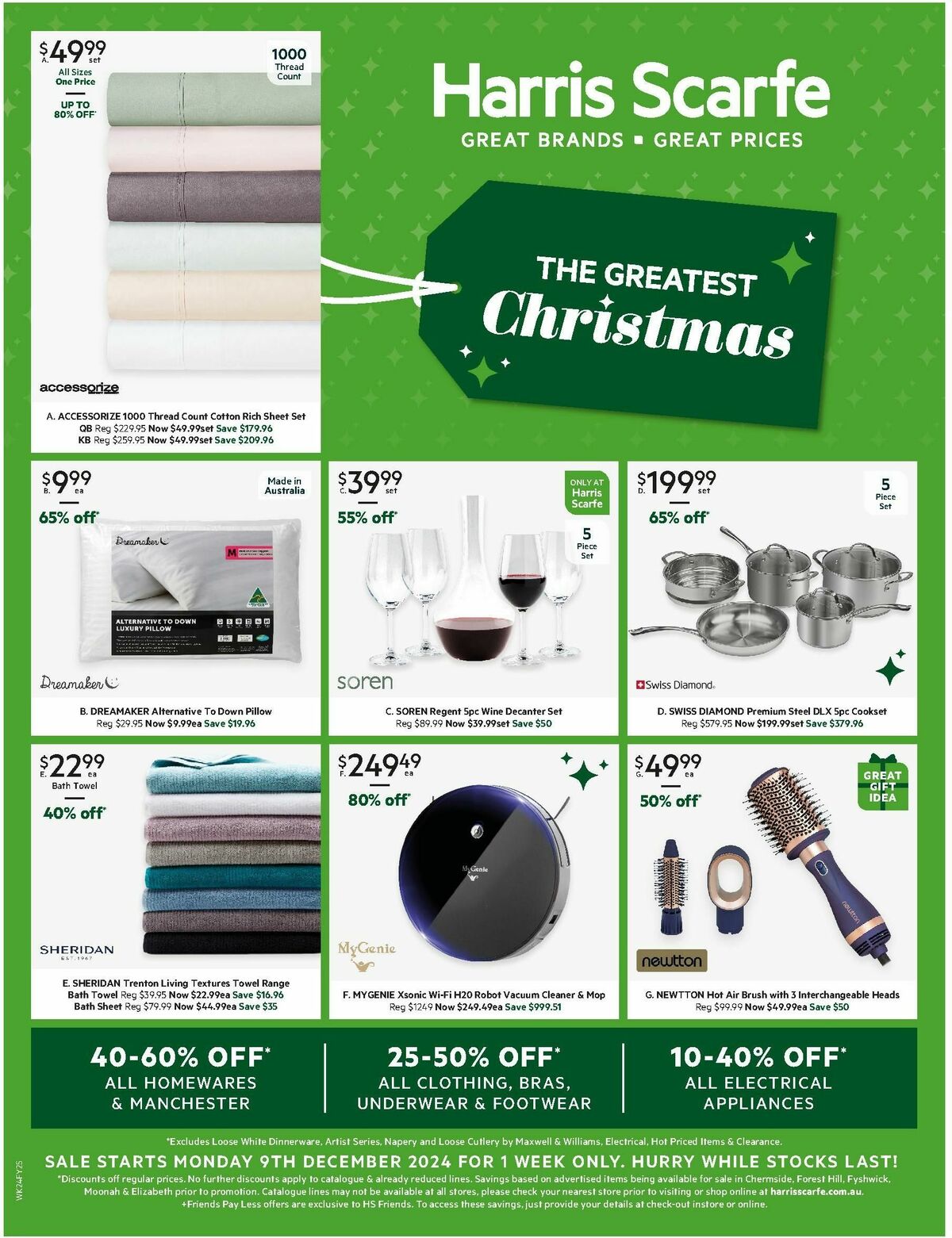 Harris Scarfe Catalogues from 9 December