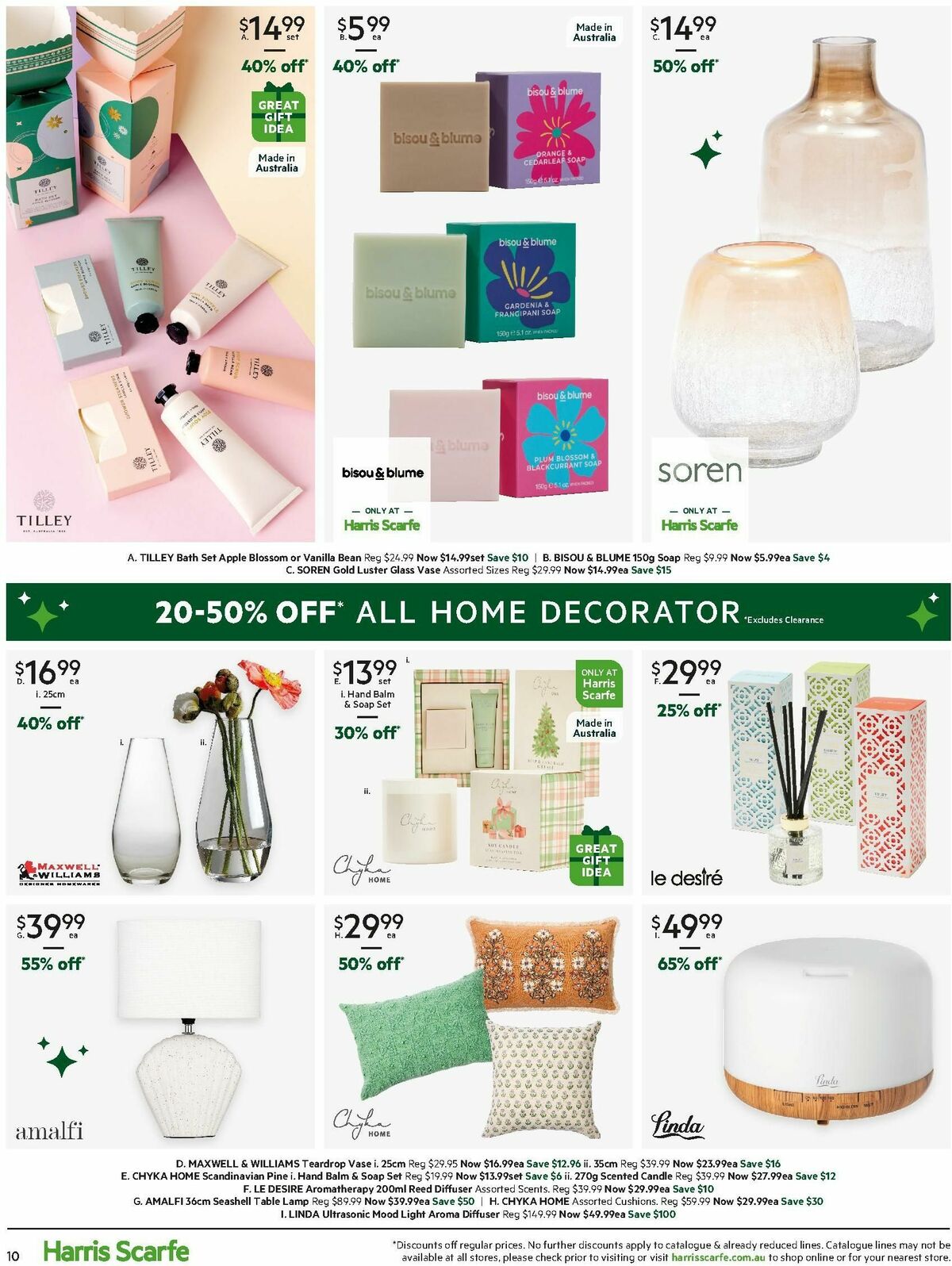 Harris Scarfe Catalogues from 9 December