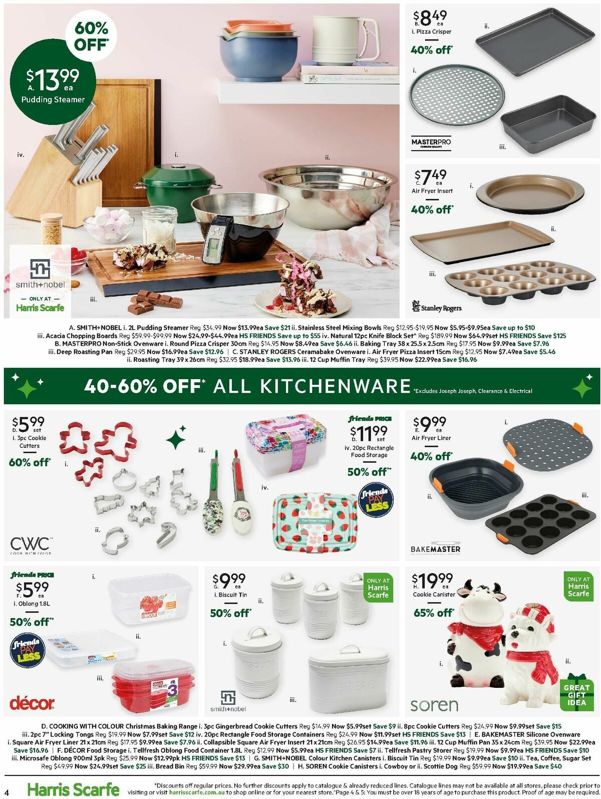 Harris Scarfe Catalogues from 9 December